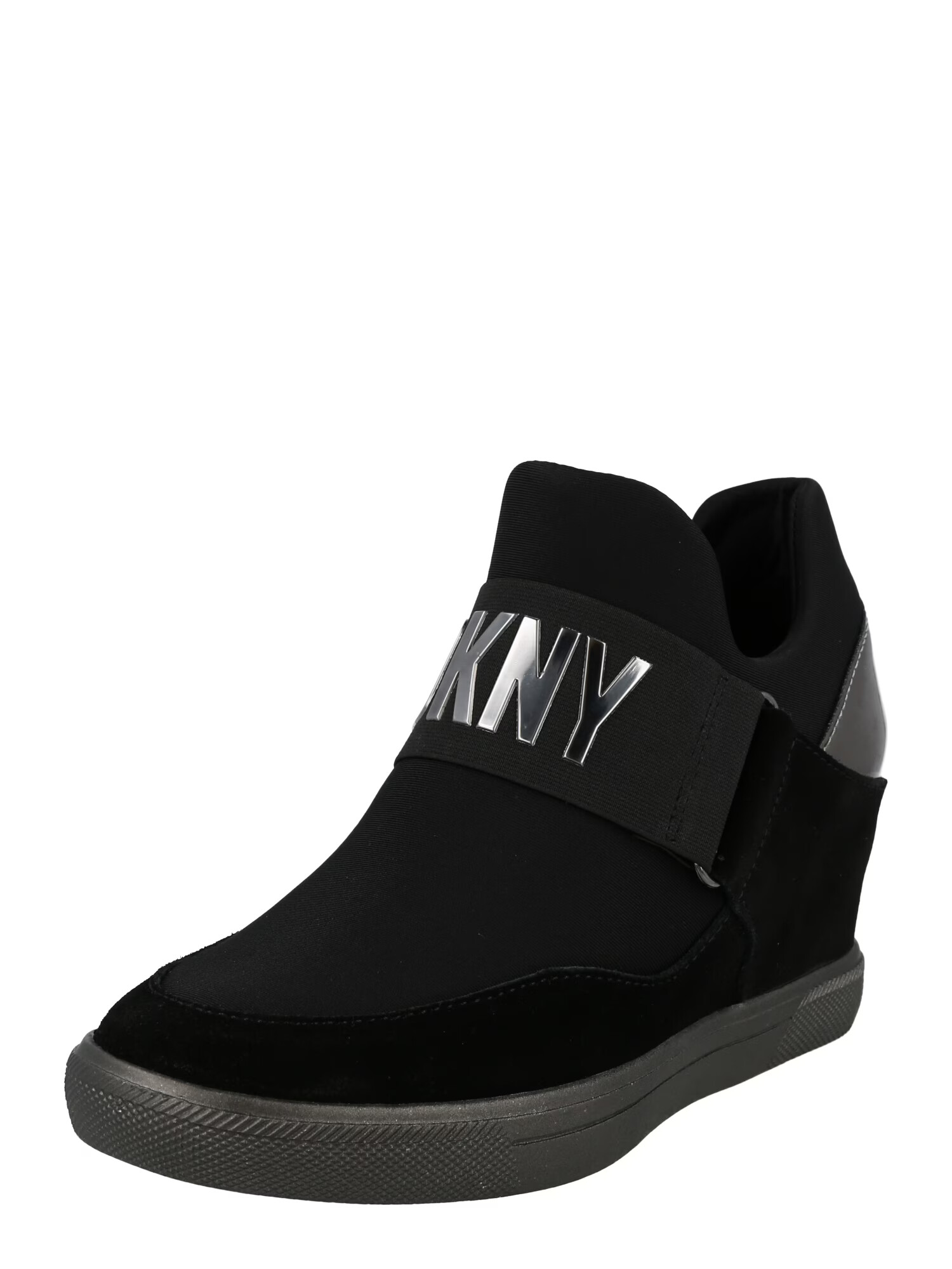 DKNY Slip-on obuv 'COSMOS' čierna / strieborná - Pepit.sk