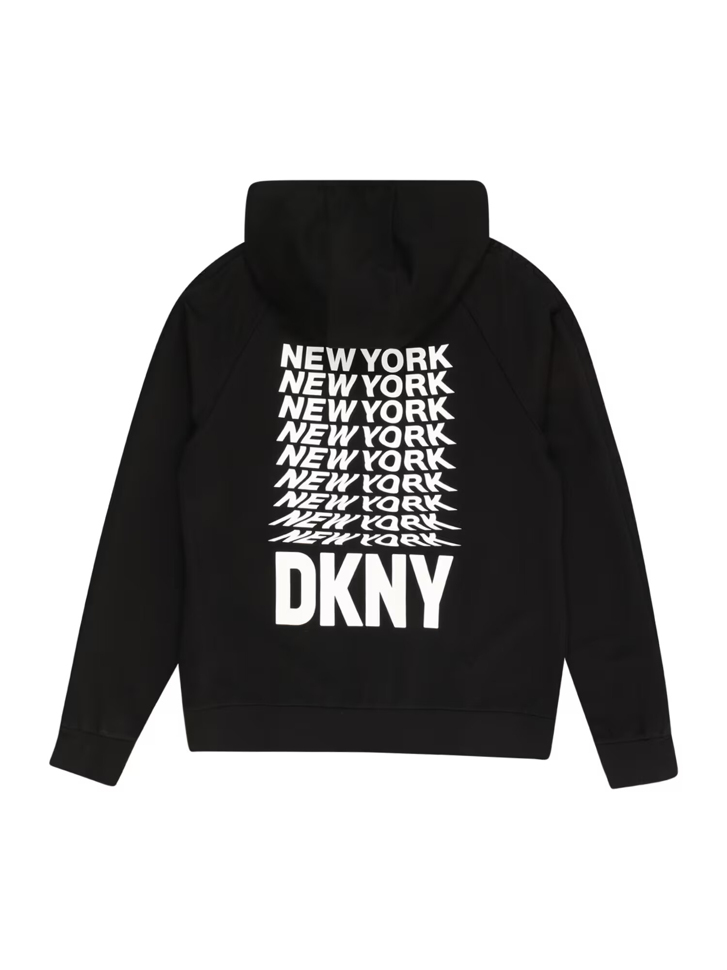 DKNY Tepláková bunda čierna / biela - Pepit.sk