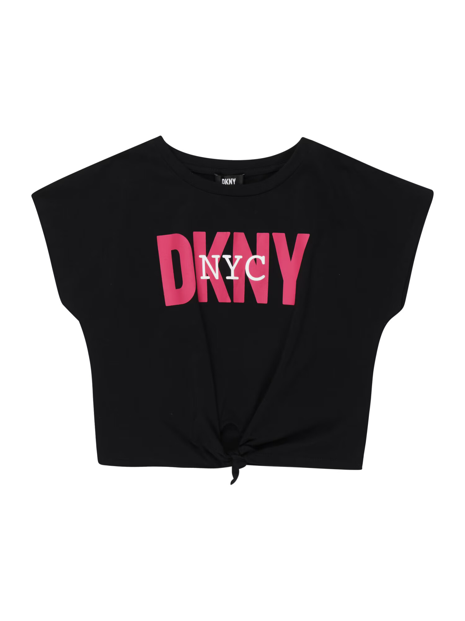 DKNY Tričko fuksia / čierna / biela - Pepit.sk