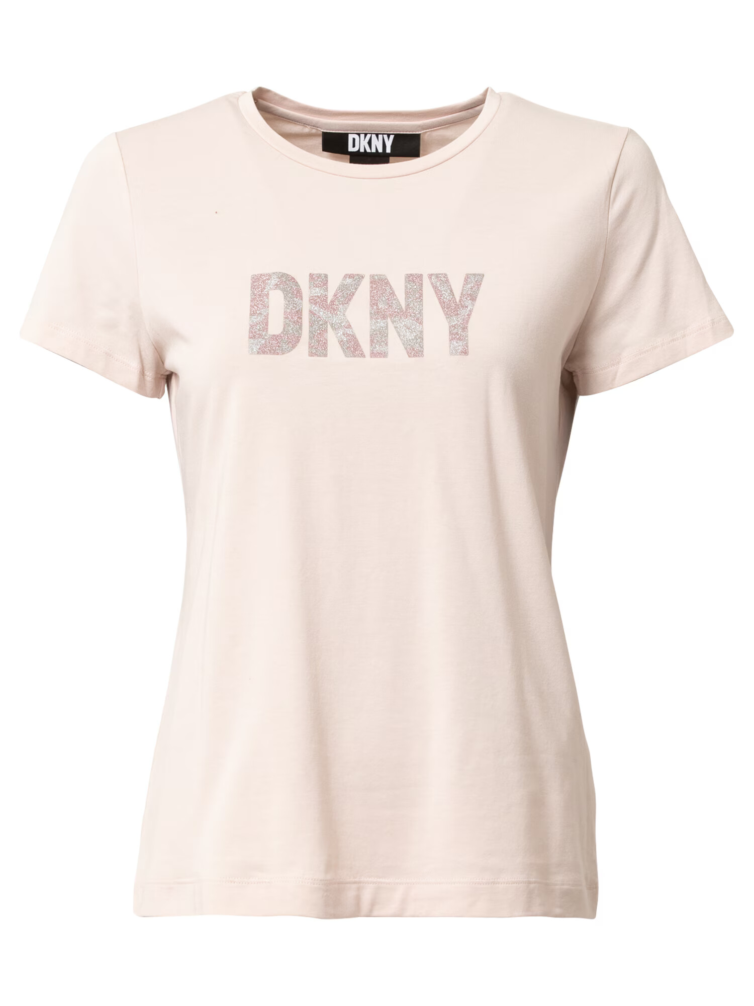 DKNY Tričko pastelovo oranžová / ružová / strieborná - Pepit.sk