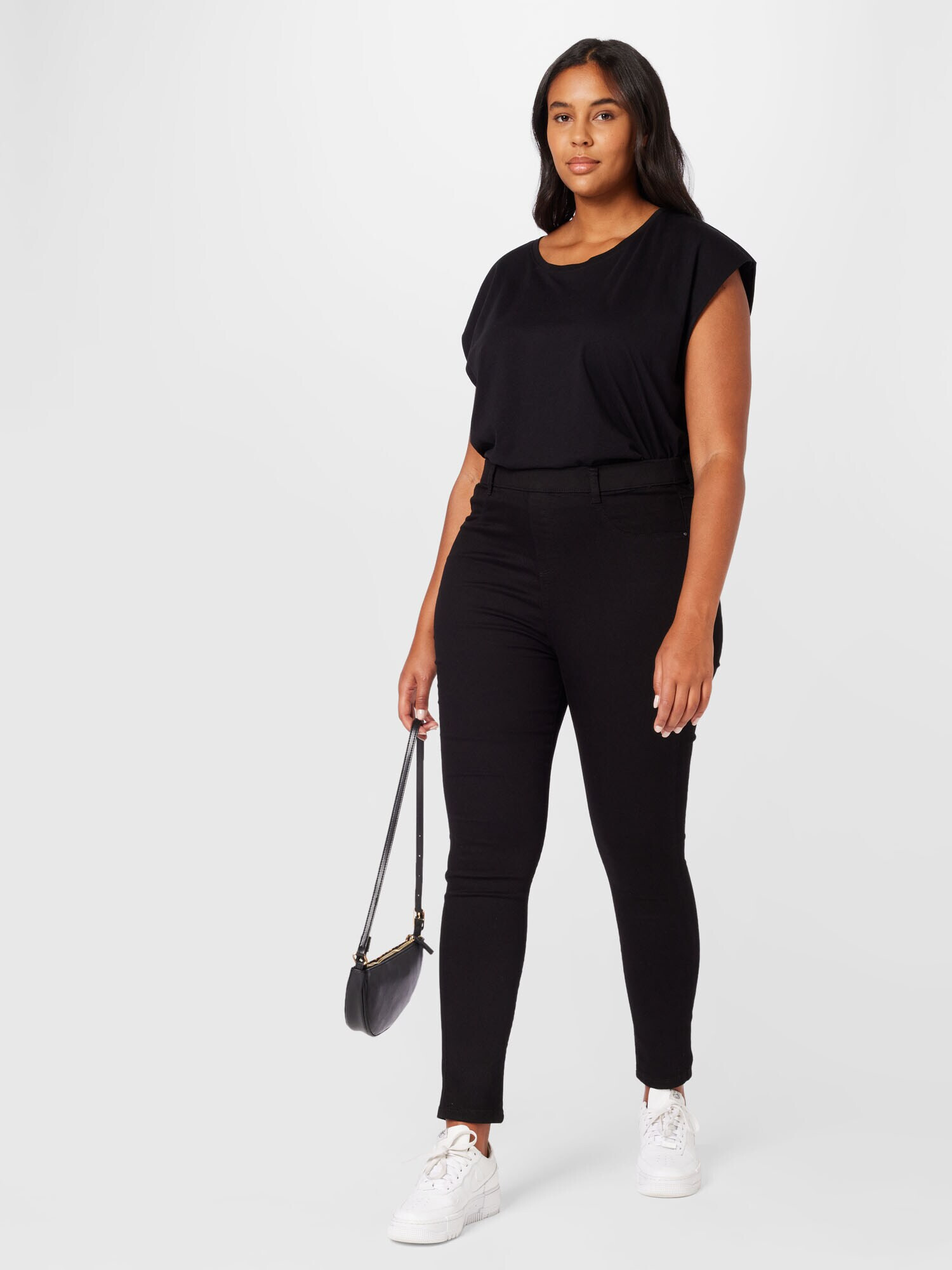 Dorothy Perkins Curve Jeggings 'Eden' čierna - Pepit.sk