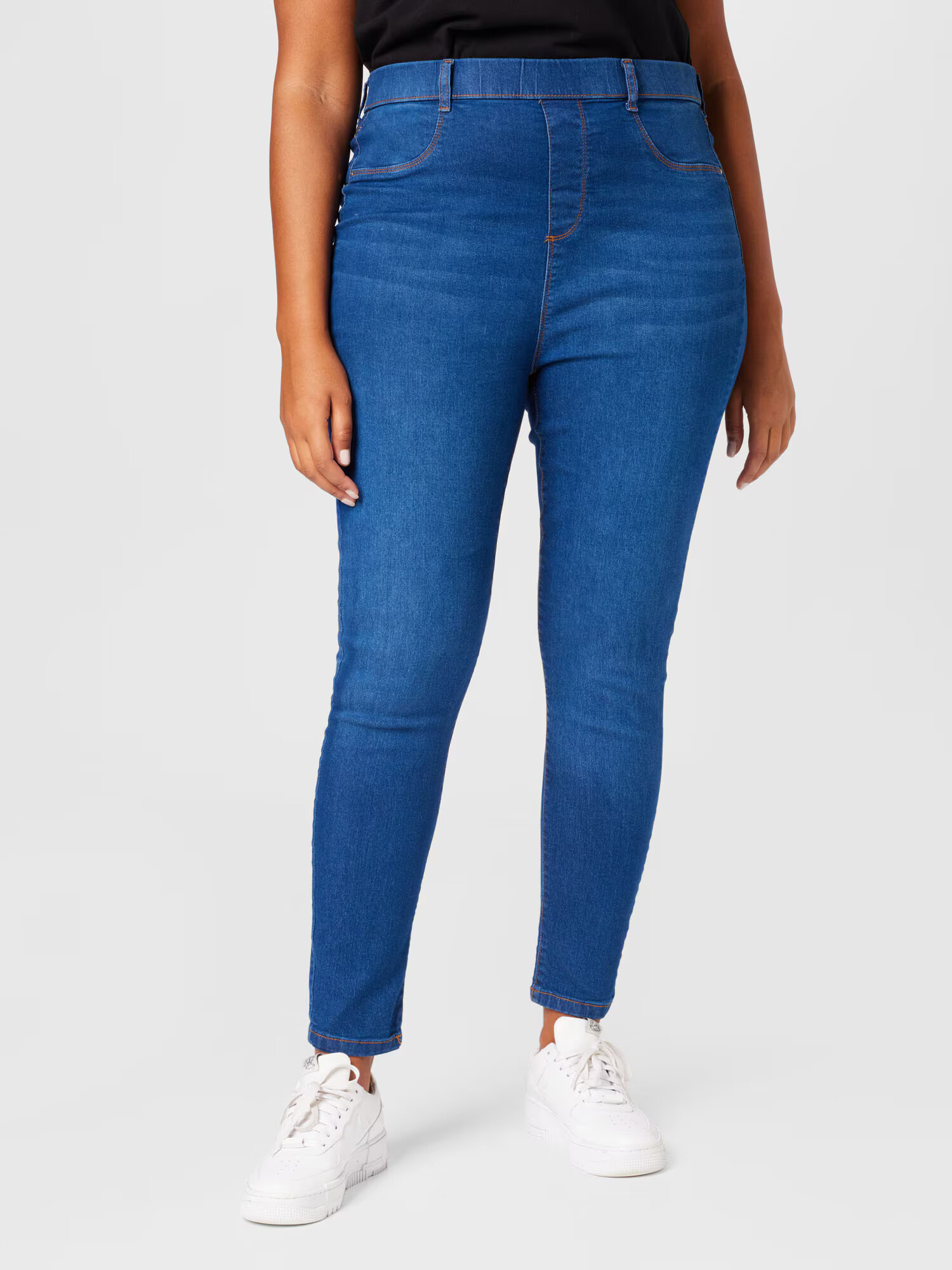 Dorothy Perkins Curve Jeggings 'Eden' modrá denim - Pepit.sk