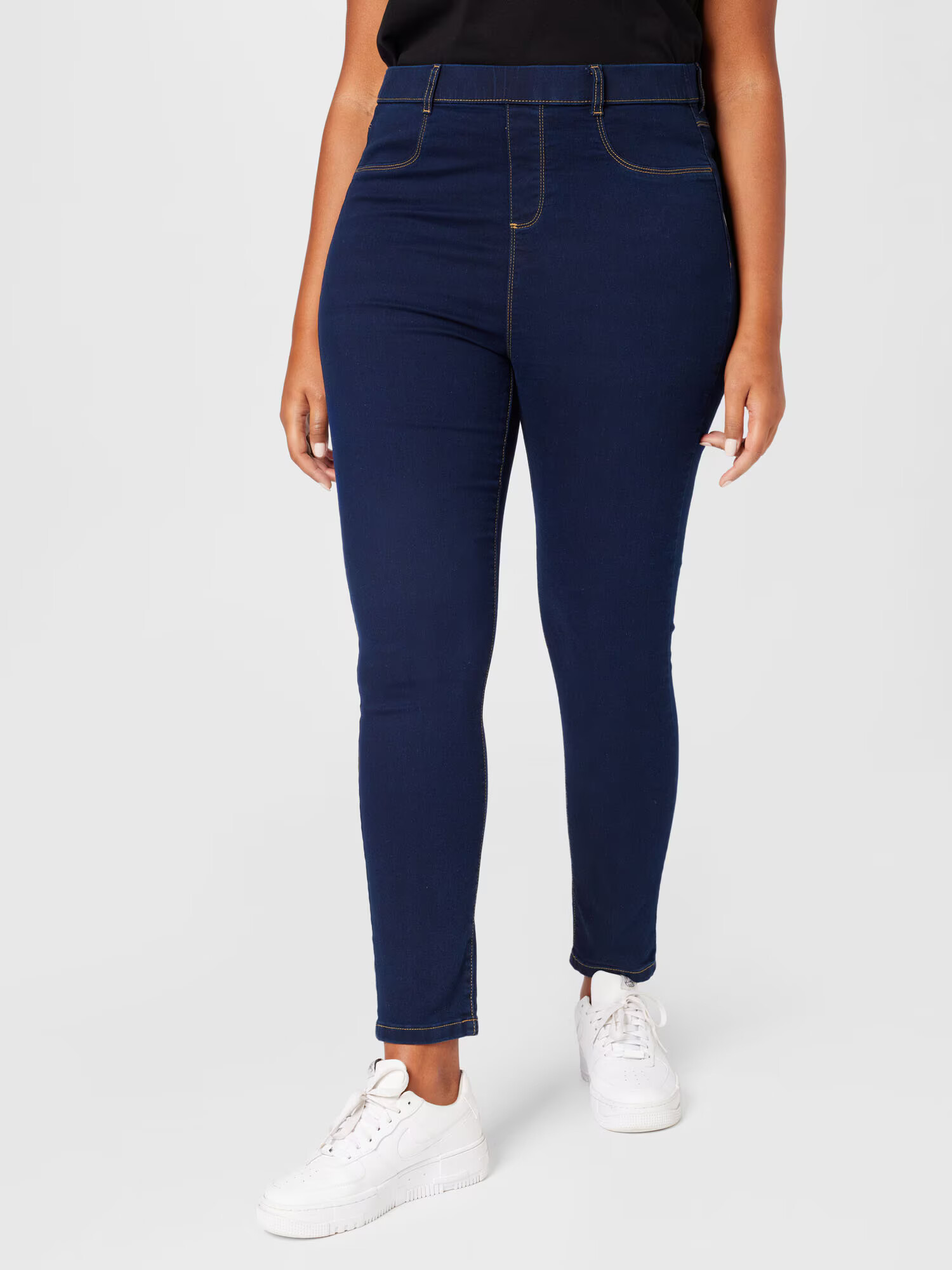 Dorothy Perkins Curve Jeggings 'Eden' námornícka modrá - Pepit.sk