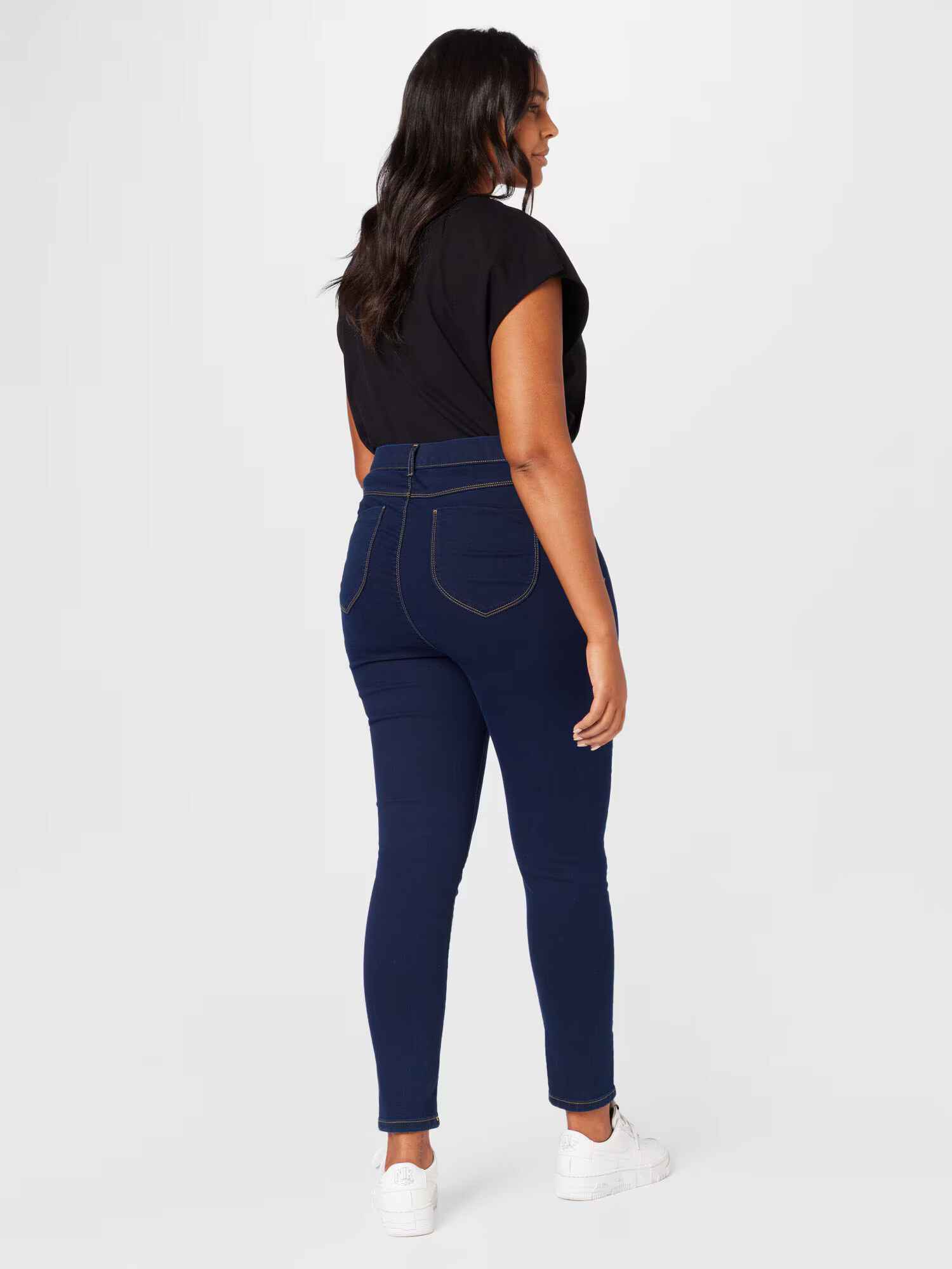 Dorothy Perkins Curve Jeggings 'Eden' námornícka modrá - Pepit.sk