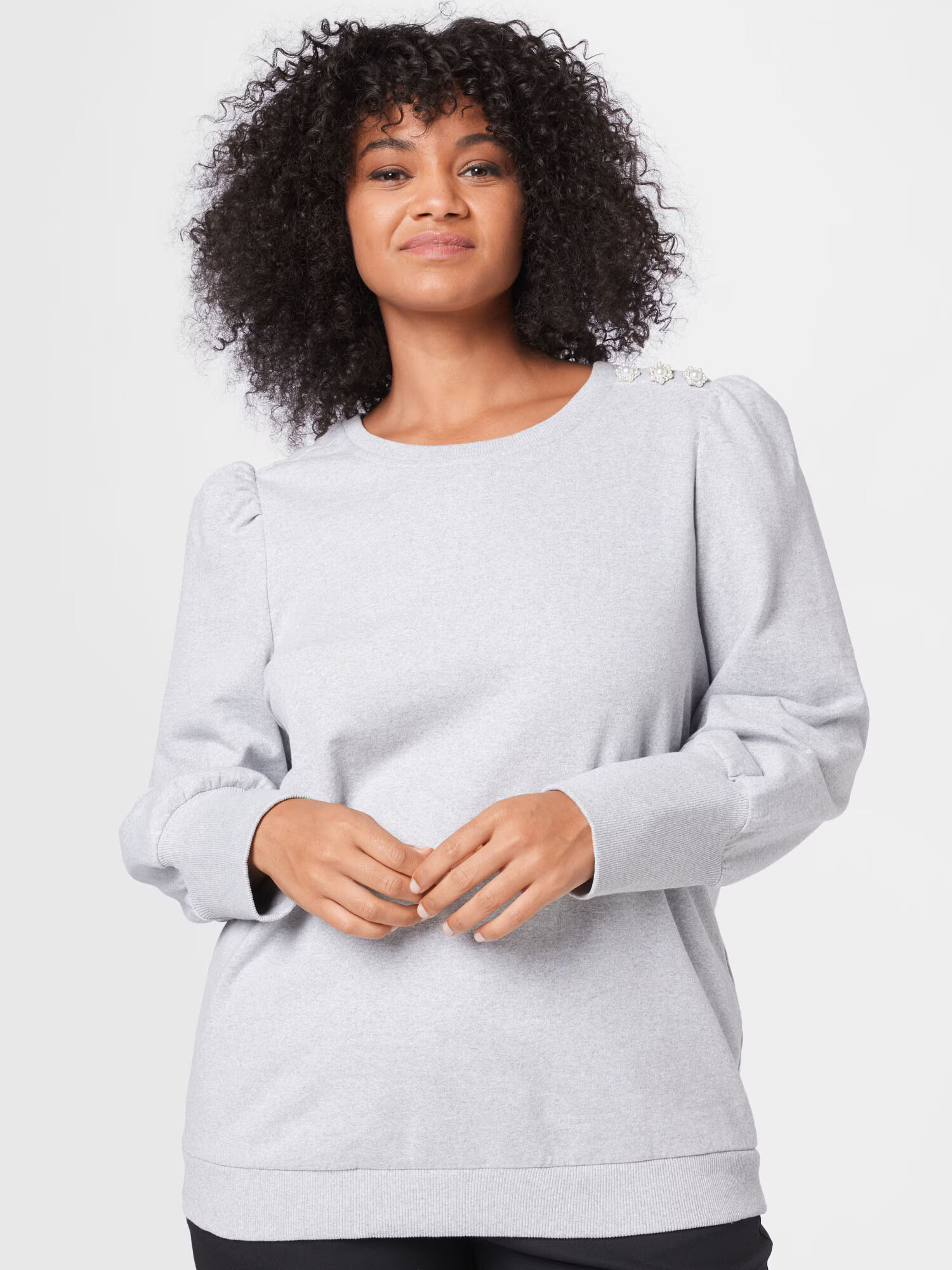 Dorothy Perkins Curve Mikina sivá melírovaná - Pepit.sk