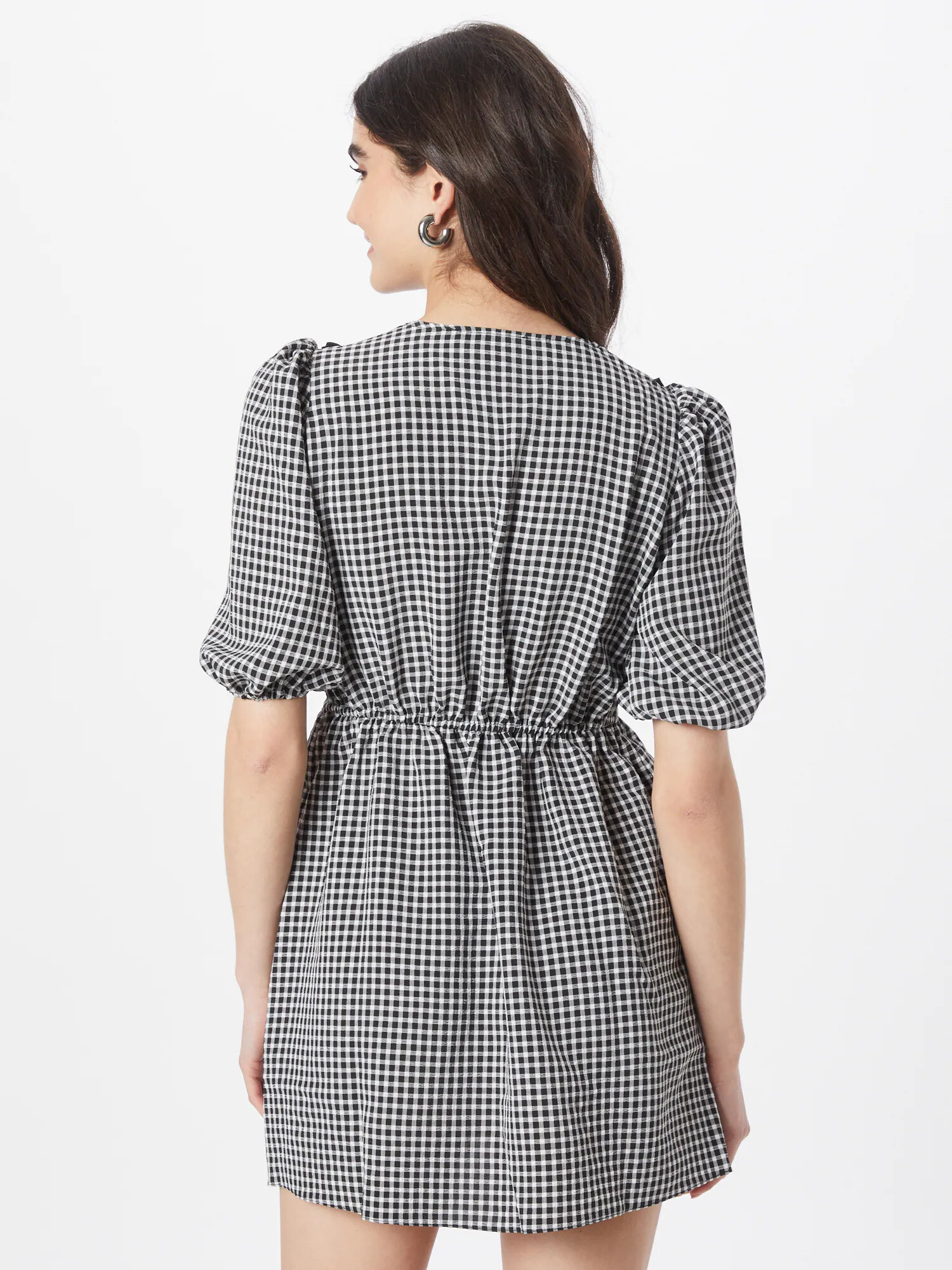 Dorothy Perkins Šaty 'Gingham' čierna / biela - Pepit.sk