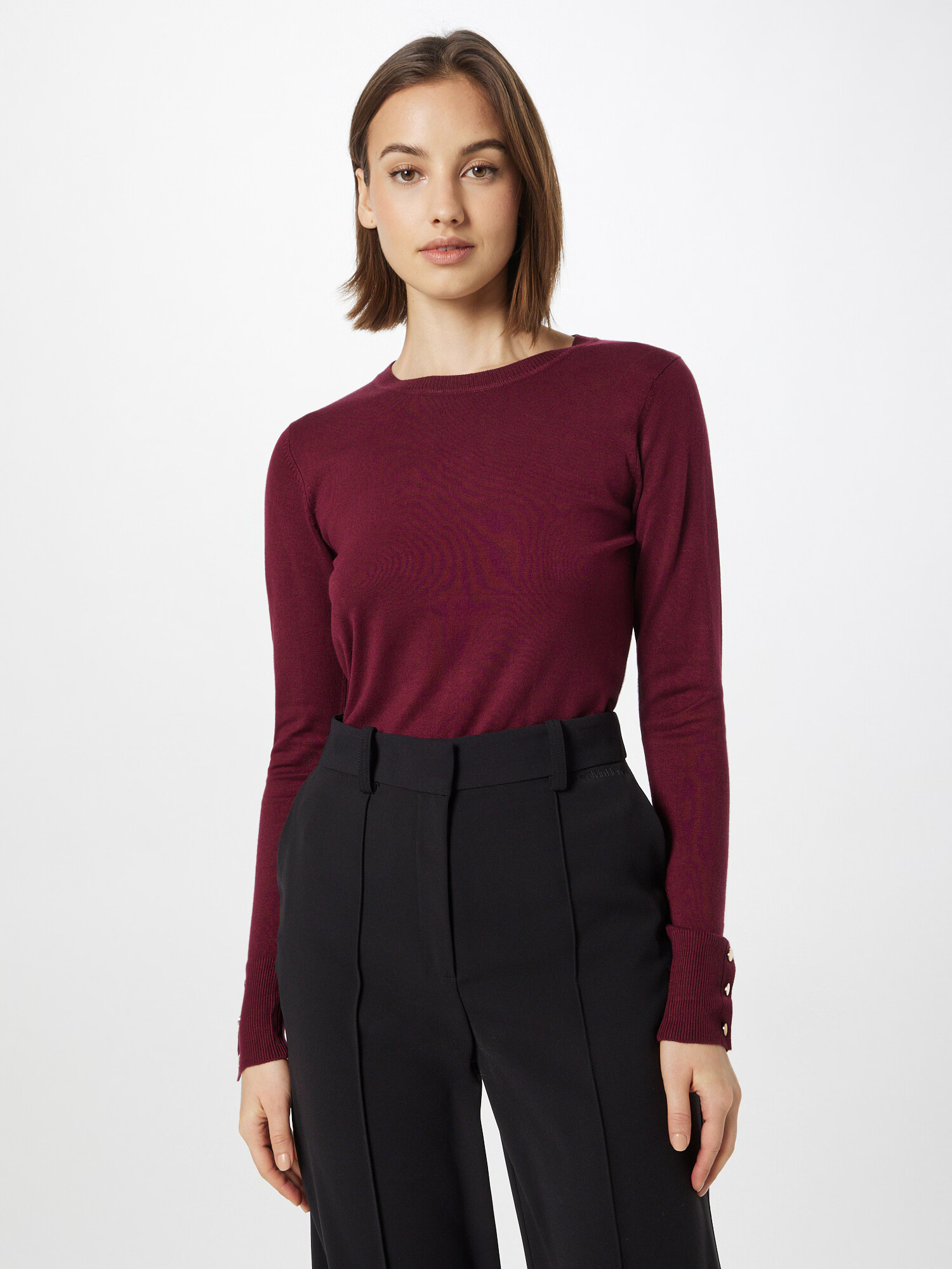 Dorothy Perkins Sveter burgundská - Pepit.sk