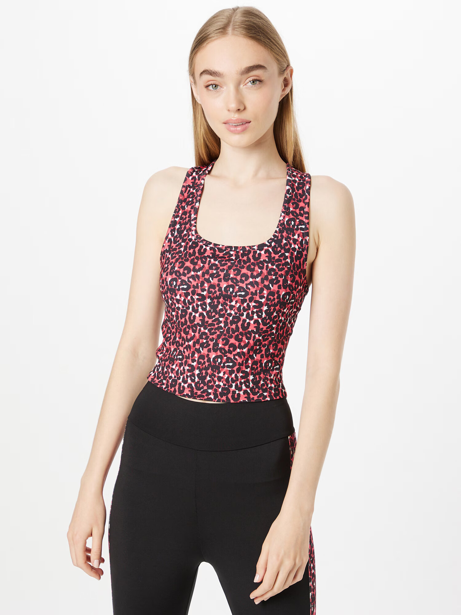 Dorothy Perkins Top červená / melónová / čierna / biela - Pepit.sk