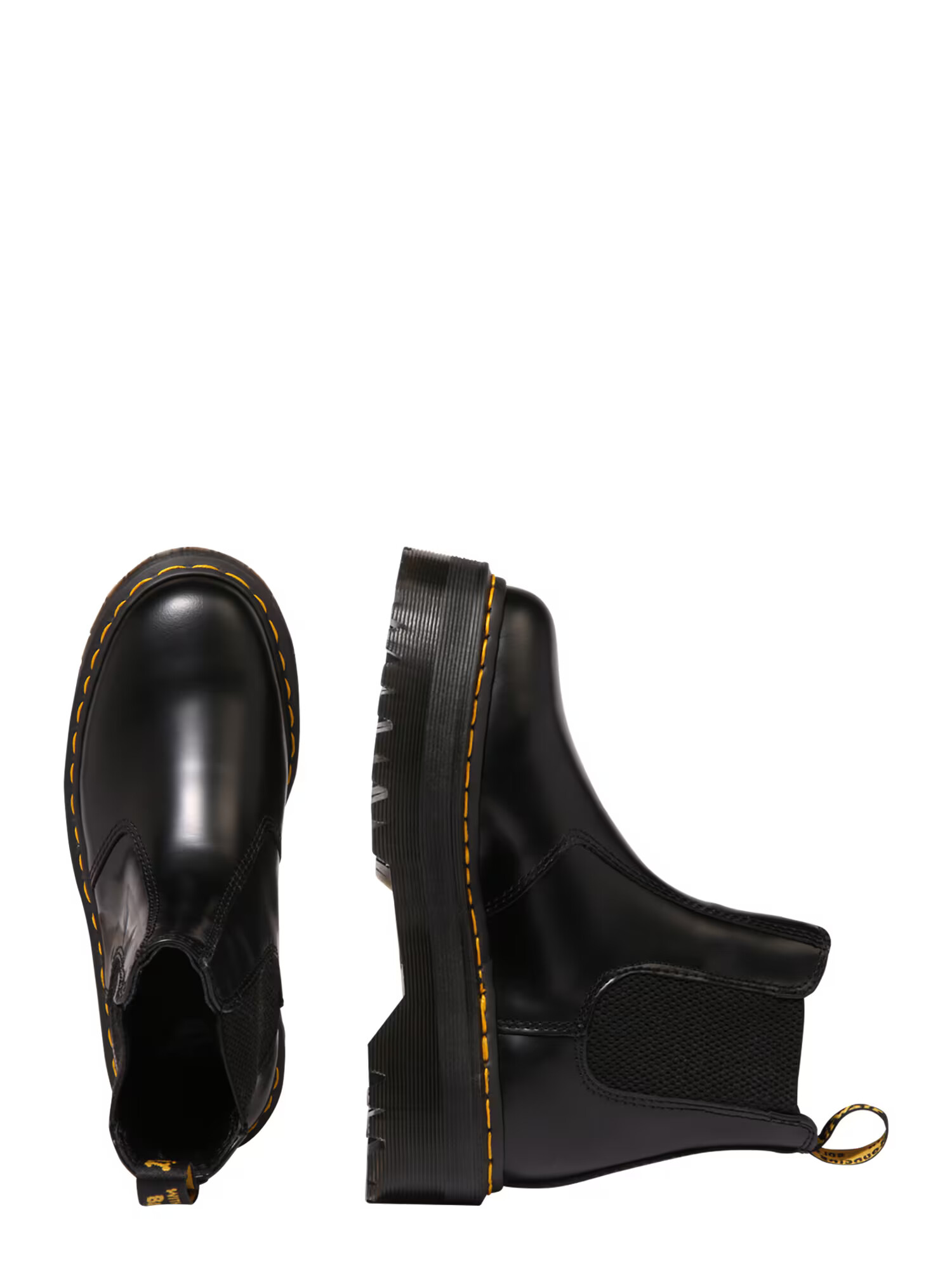 Dr. Martens Chelsea čižmy žltá / čierna - Pepit.sk