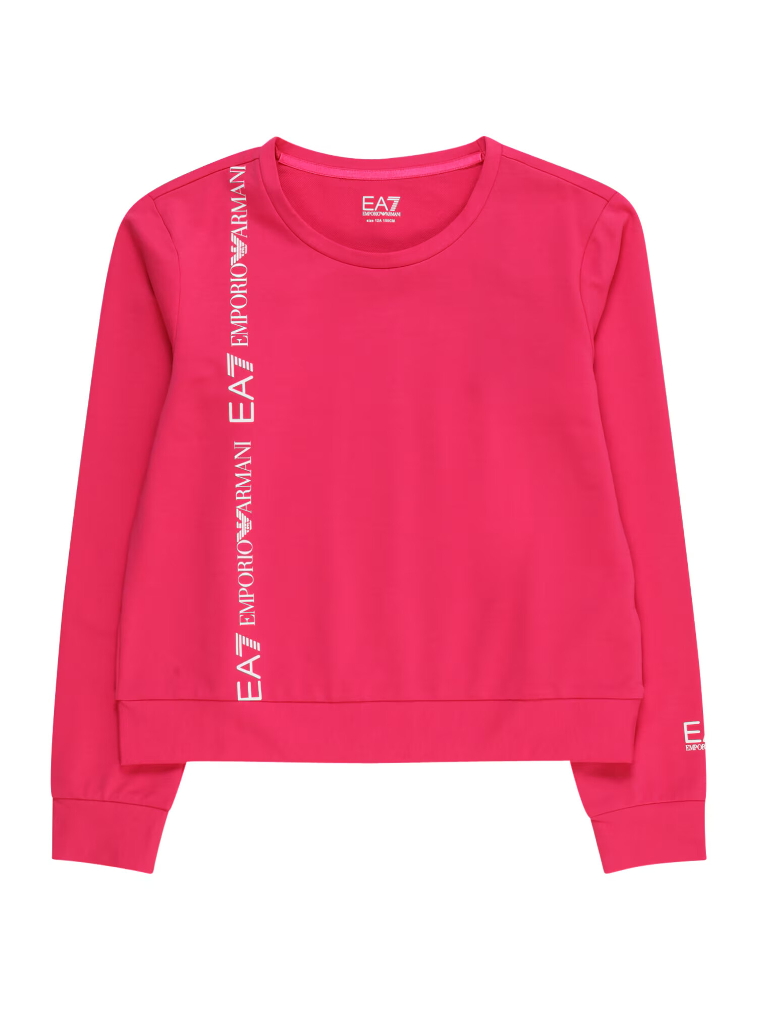 EA7 Emporio Armani Mikina fuksia / biela - Pepit.sk