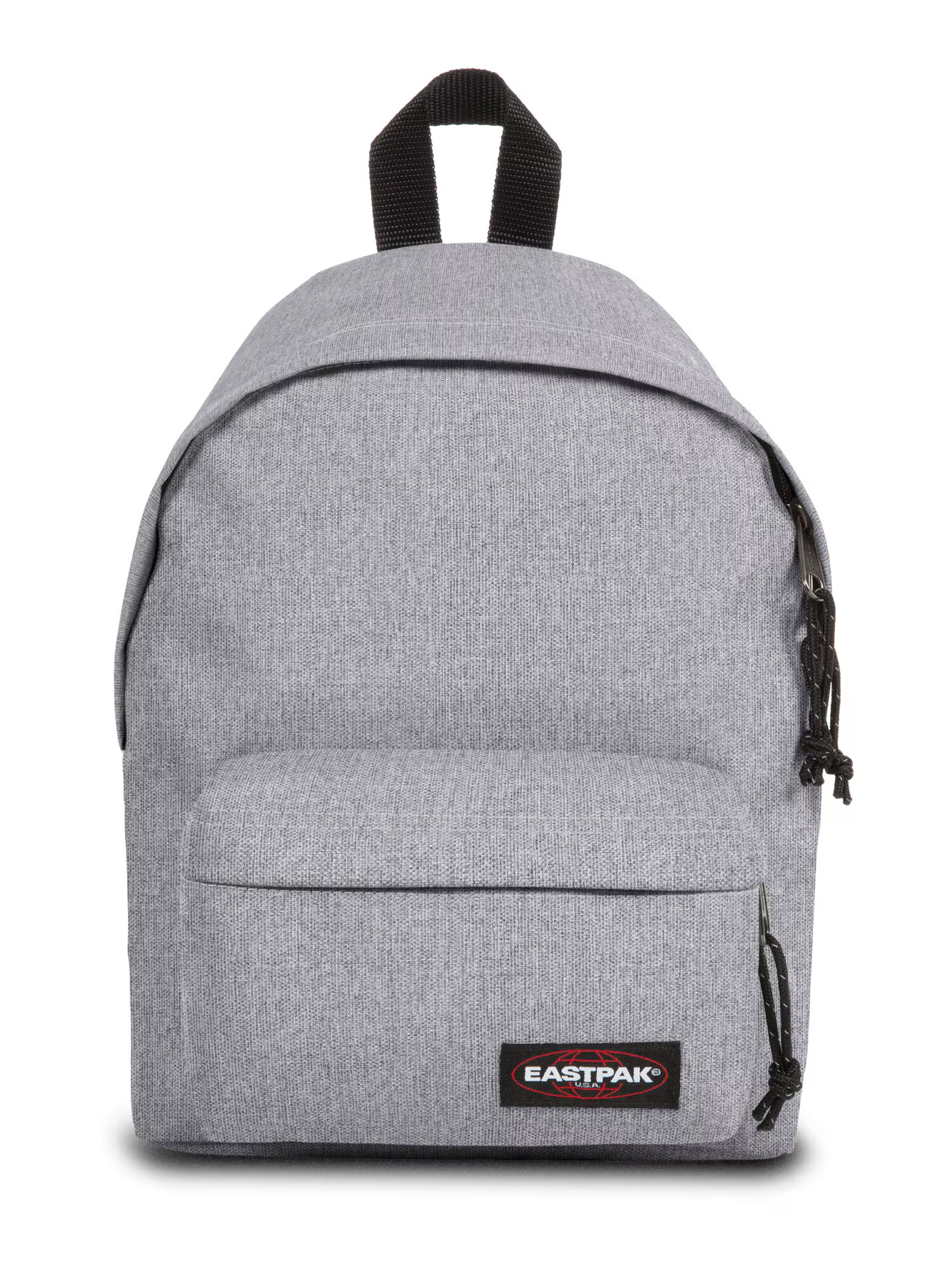 EASTPAK Batoh 'Orbit' sivá melírovaná / karmínovo červená / čierna / biela - Pepit.sk