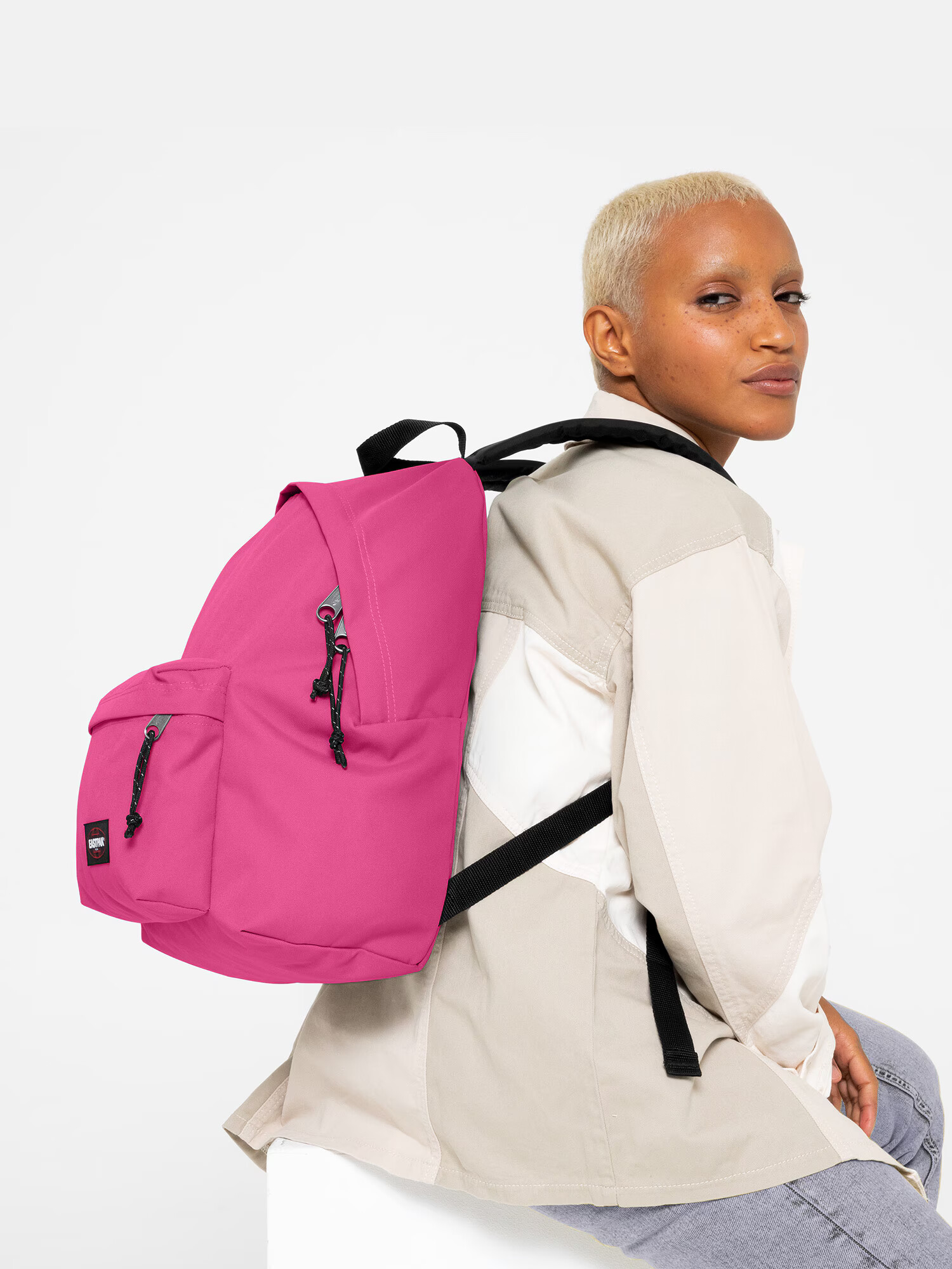 EASTPAK Batoh 'Padded Pak'R' fuksia / čierna - Pepit.sk