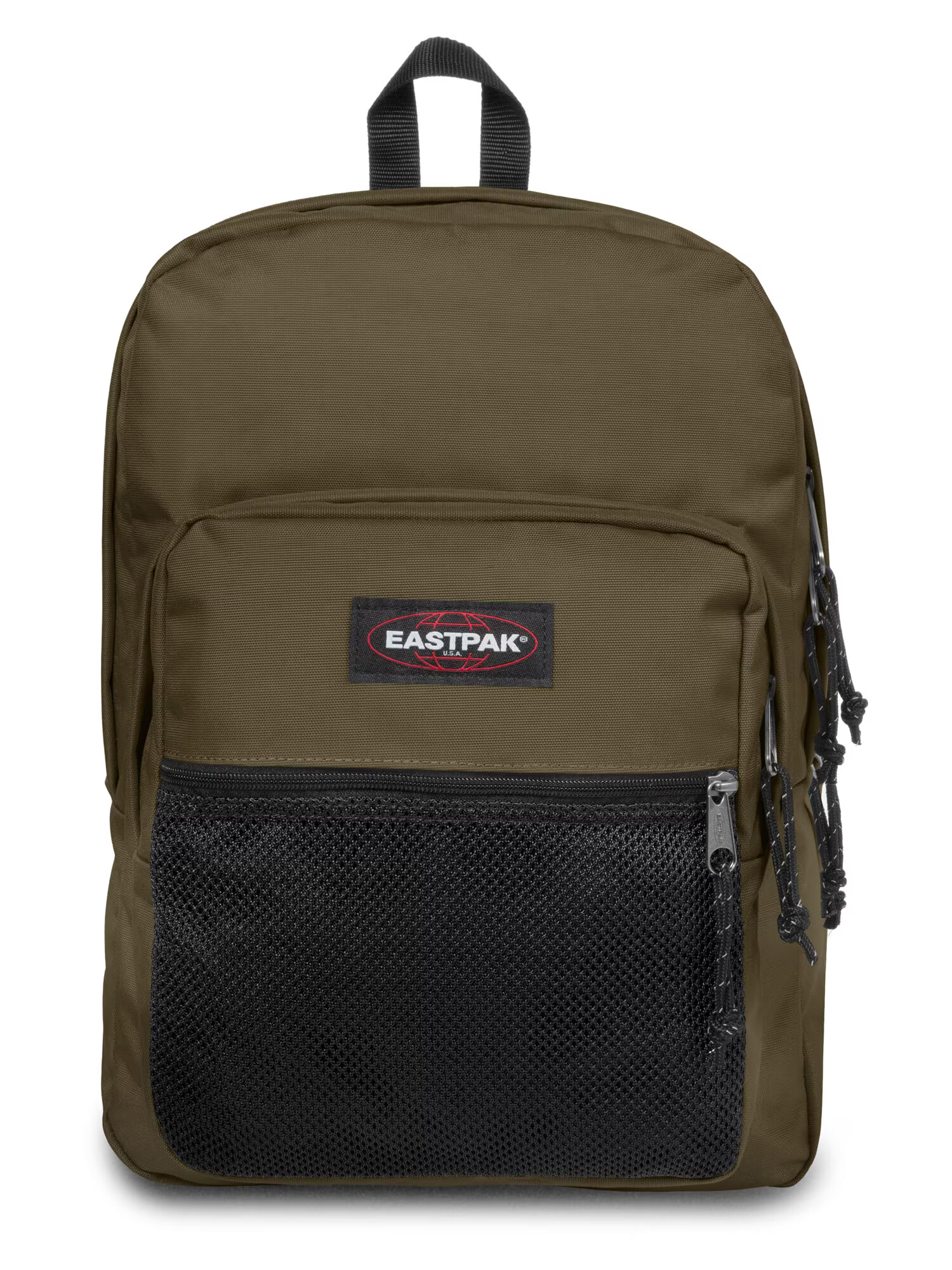 EASTPAK Batoh 'Pinnacle' olivová / červená / čierna / biela - Pepit.sk