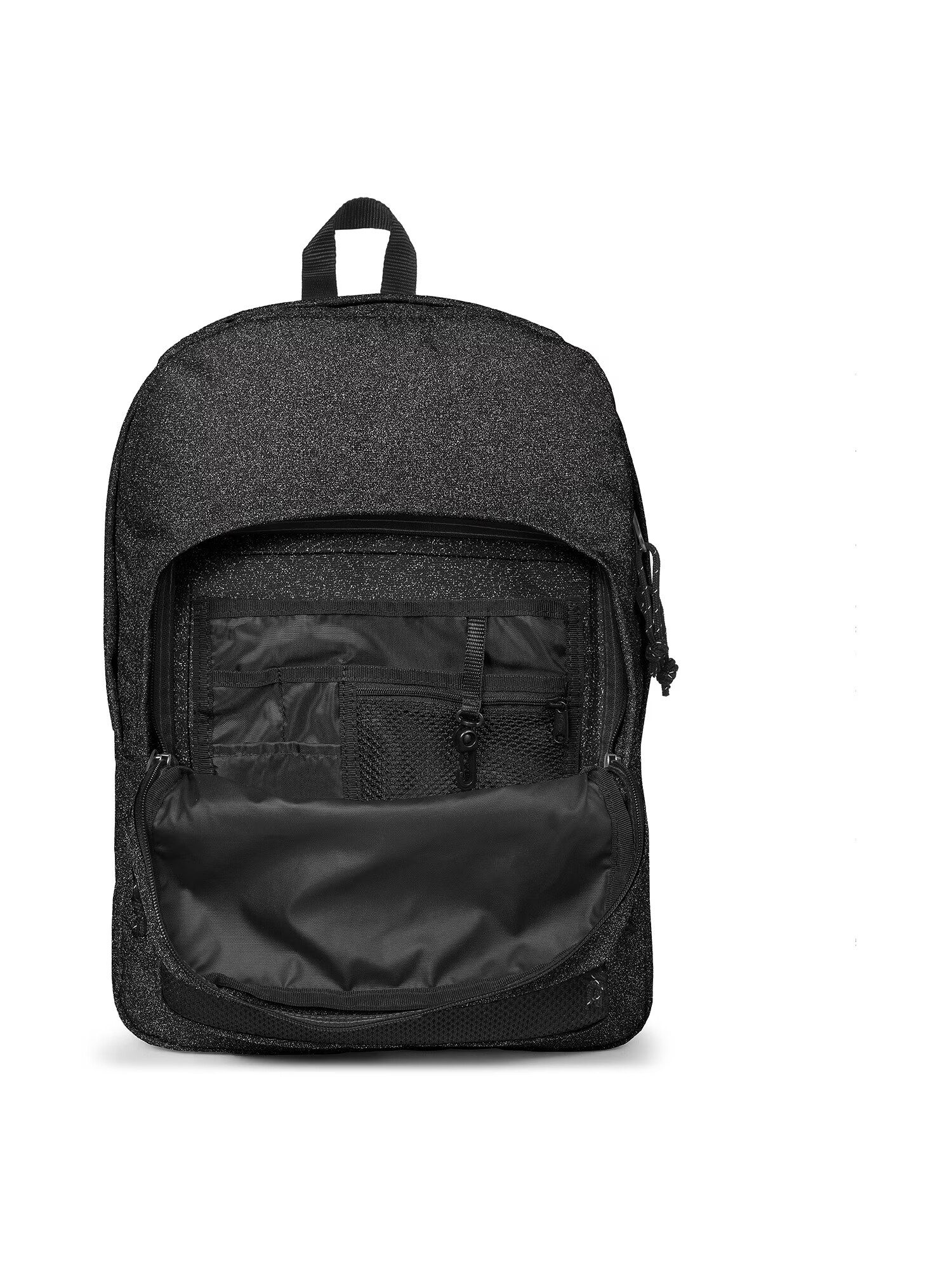 EASTPAK Batoh 'Pinnacle' sivá / červená / čierna / biela - Pepit.sk