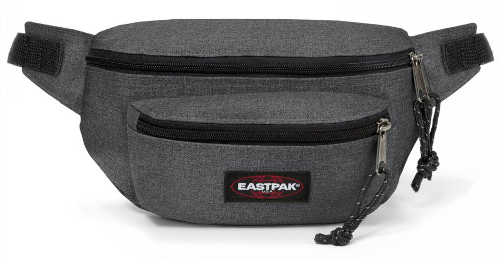 EASTPAK Ľadvinka 'Doggy' čadičová / tmavosivá / červená / biela - Pepit.sk