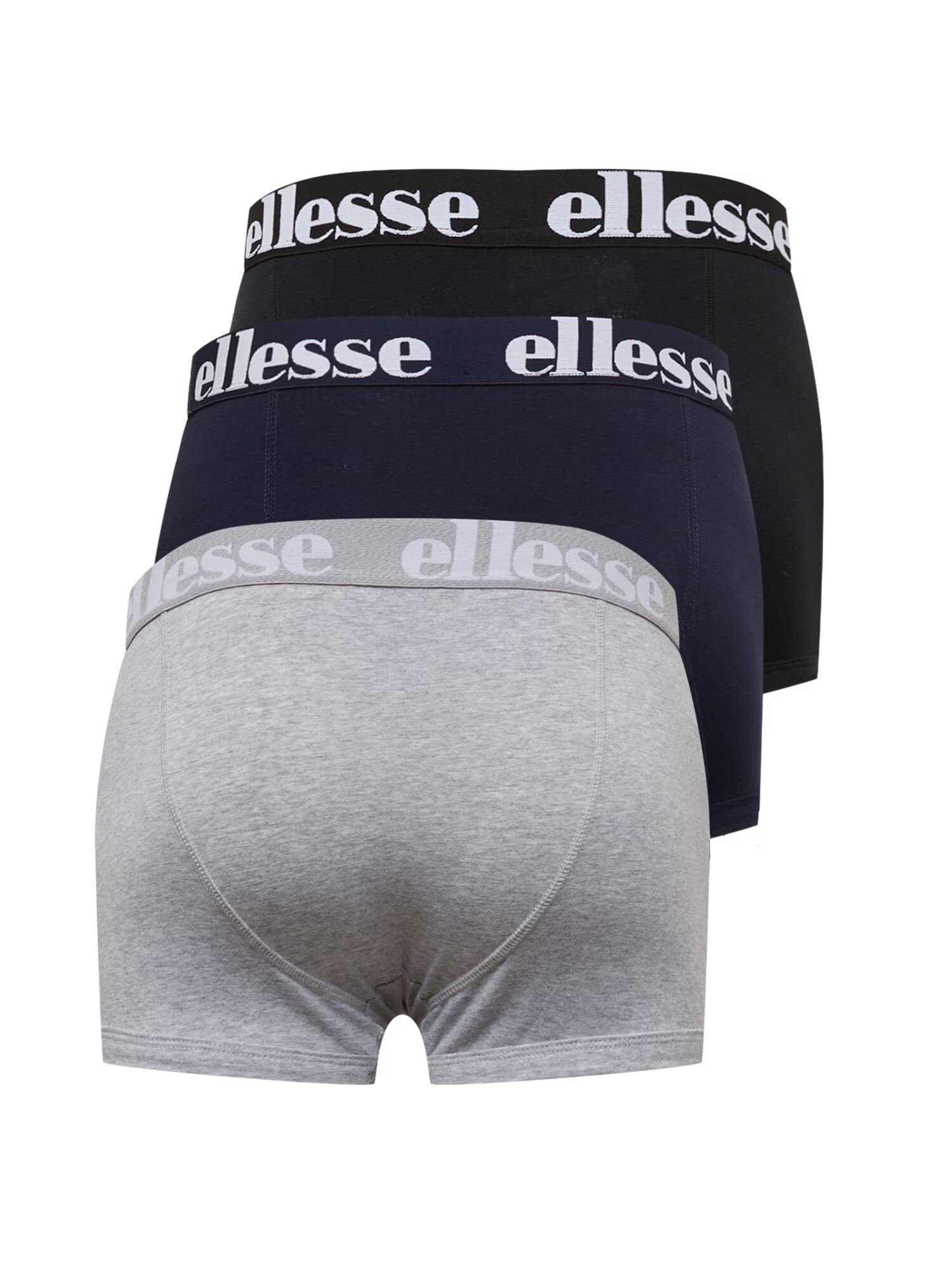 ELLESSE Boxerky námornícka modrá / svetlosivá / čierna / biela - Pepit.sk