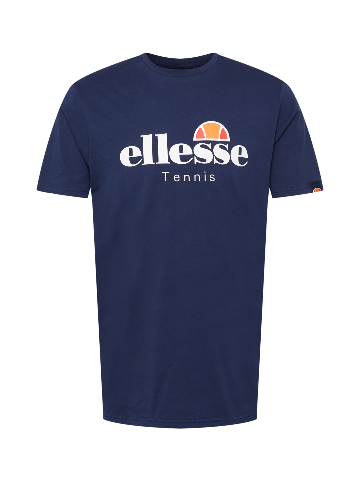 ELLESSE Funkčné tričko 'Dritto' námornícka modrá / oranžová / biela - Pepit.sk