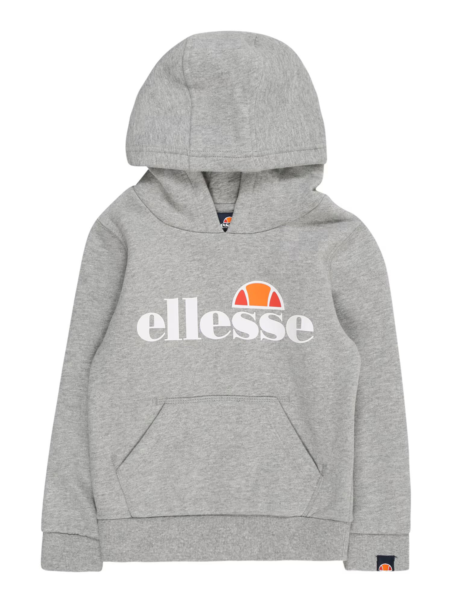 ELLESSE Mikina 'Jero Oh' sivá melírovaná / oranžová / červená / biela - Pepit.sk