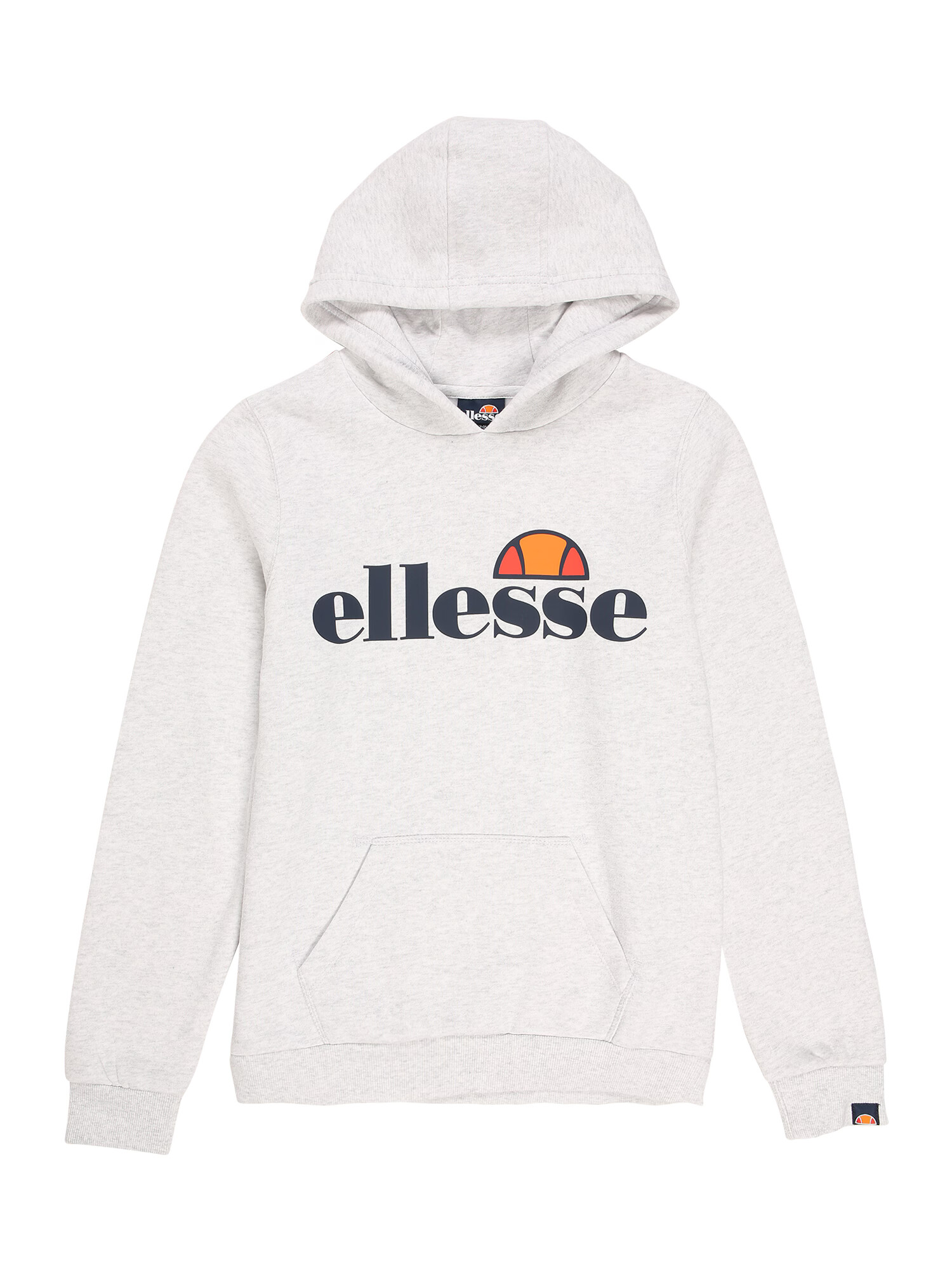 ELLESSE Mikina 'Jero' šafránová / červená / čierna / biela melírovaná - Pepit.sk