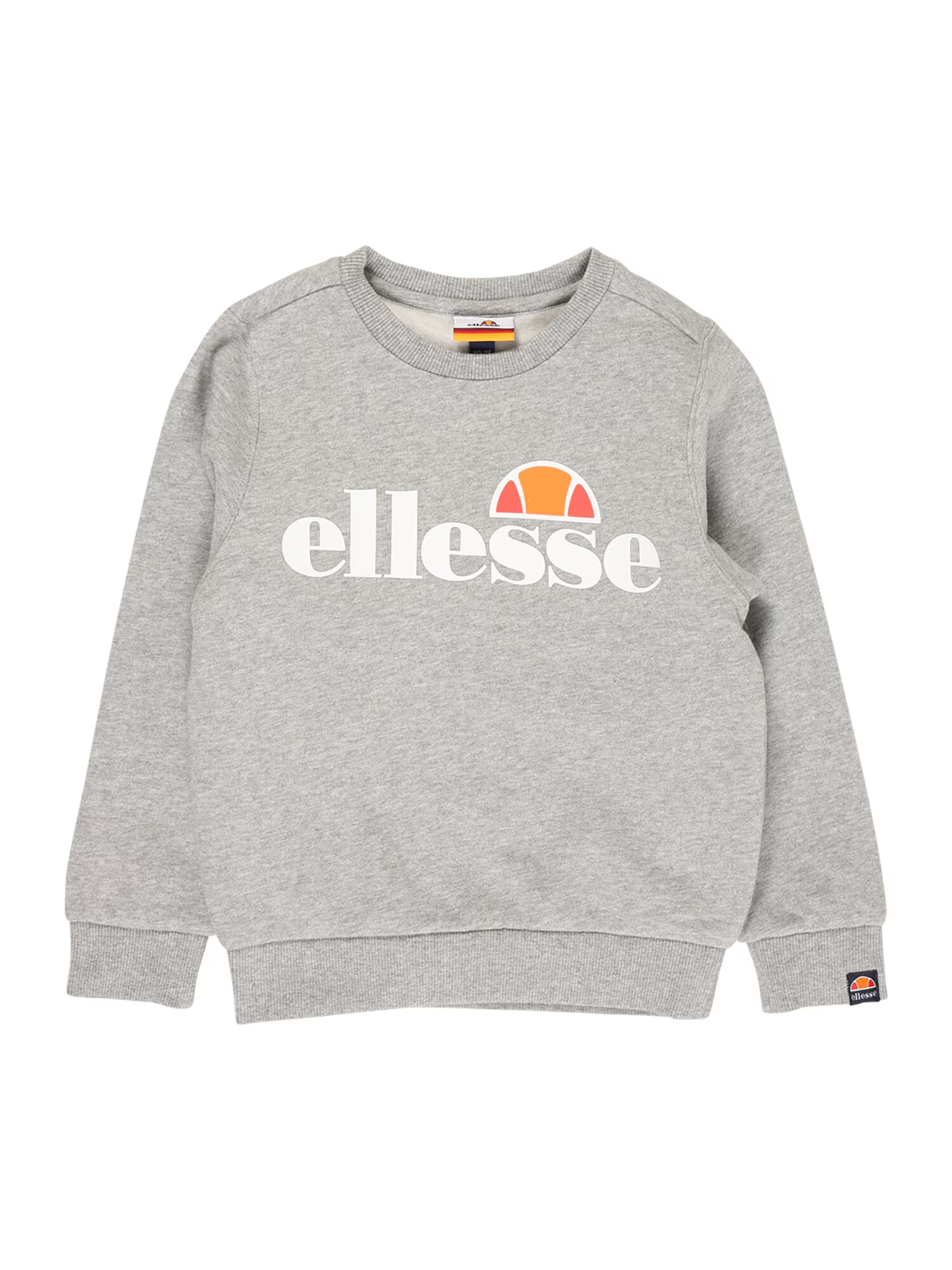 ELLESSE Mikina 'Suprios' sivá / oranžová / oranžovo červená / biela - Pepit.sk