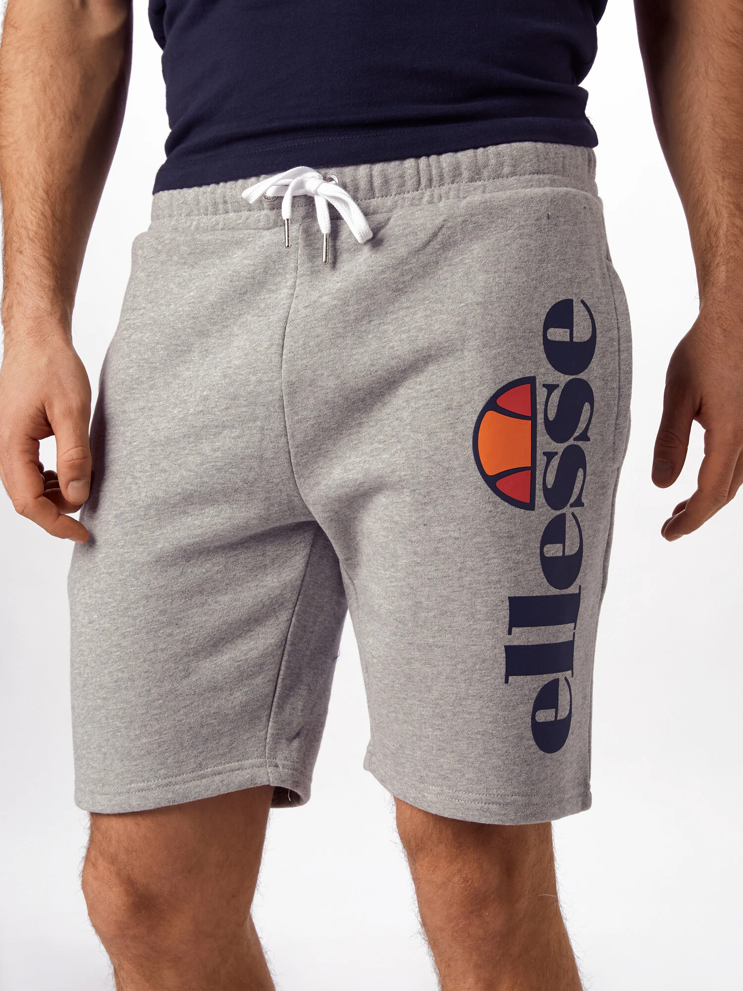 ELLESSE Nohavice 'Bossini' sivá / červená / čierna - Pepit.sk