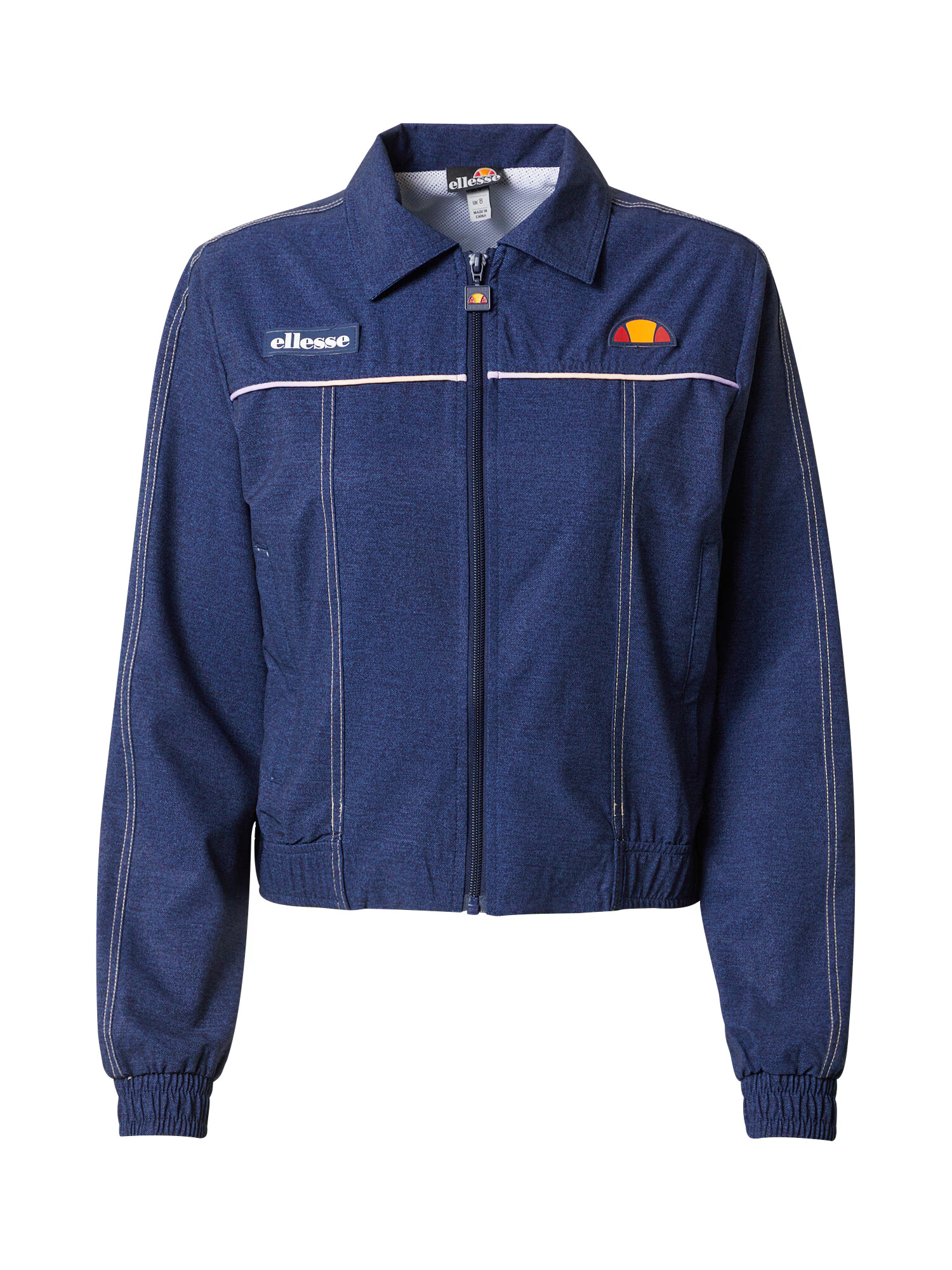 ELLESSE Prechodná bunda 'Stupendo' modrá denim / oranžová / červená / biela - Pepit.sk