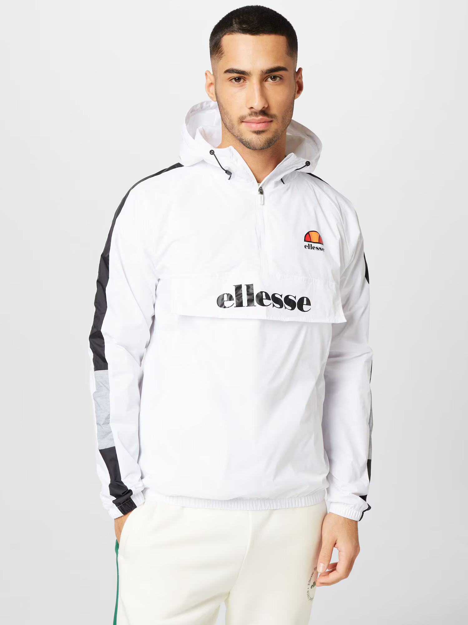 ELLESSE Športová bunda 'Fuma' oranžová / jasne červená / čierna / biela - Pepit.sk