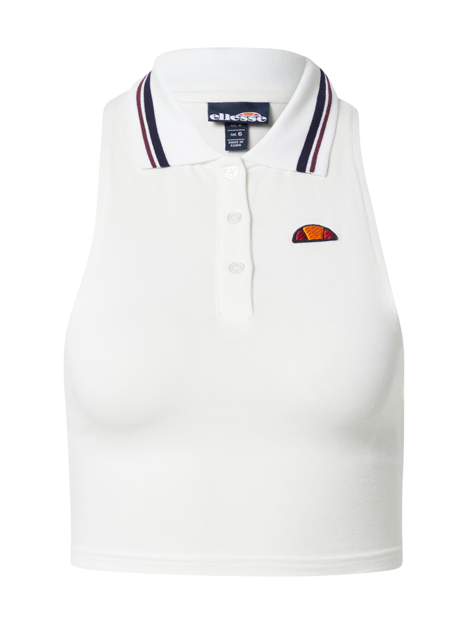 ELLESSE Top námornícka modrá / oranžová / červená / burgundská / šedobiela - Pepit.sk