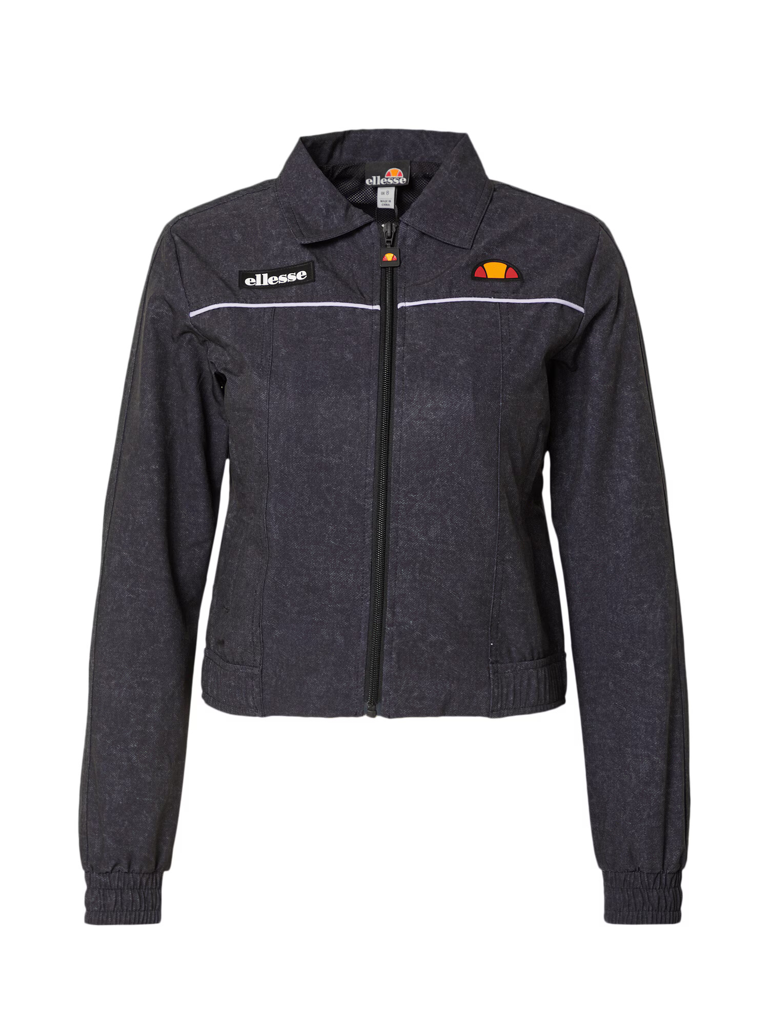 ELLESSE Tréningová bunda mandarínková / grenadínová / čierny denim / biela - Pepit.sk