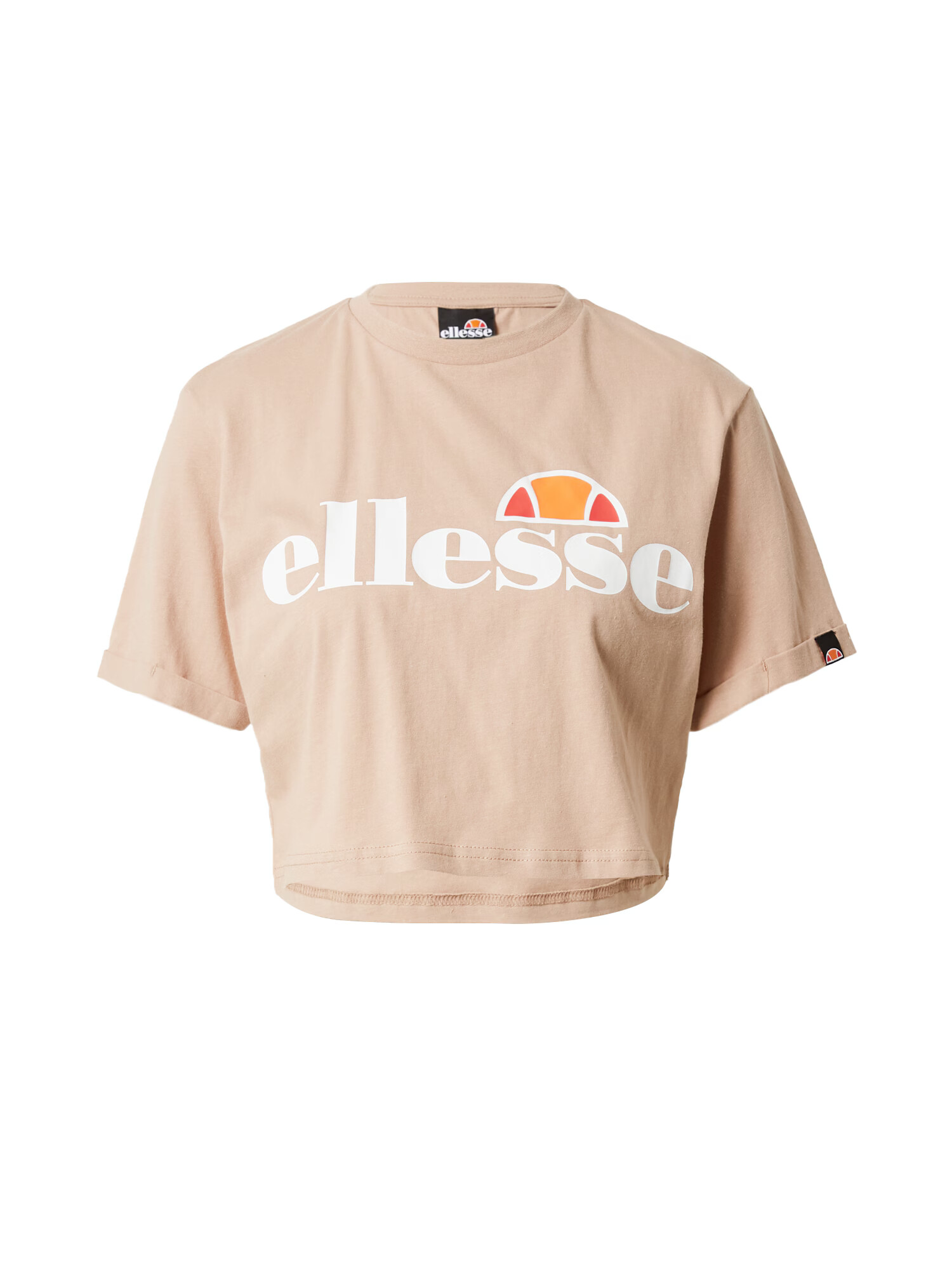 ELLESSE Tričko 'Alberta' svetlohnedá / oranžová / červená / biela - Pepit.sk