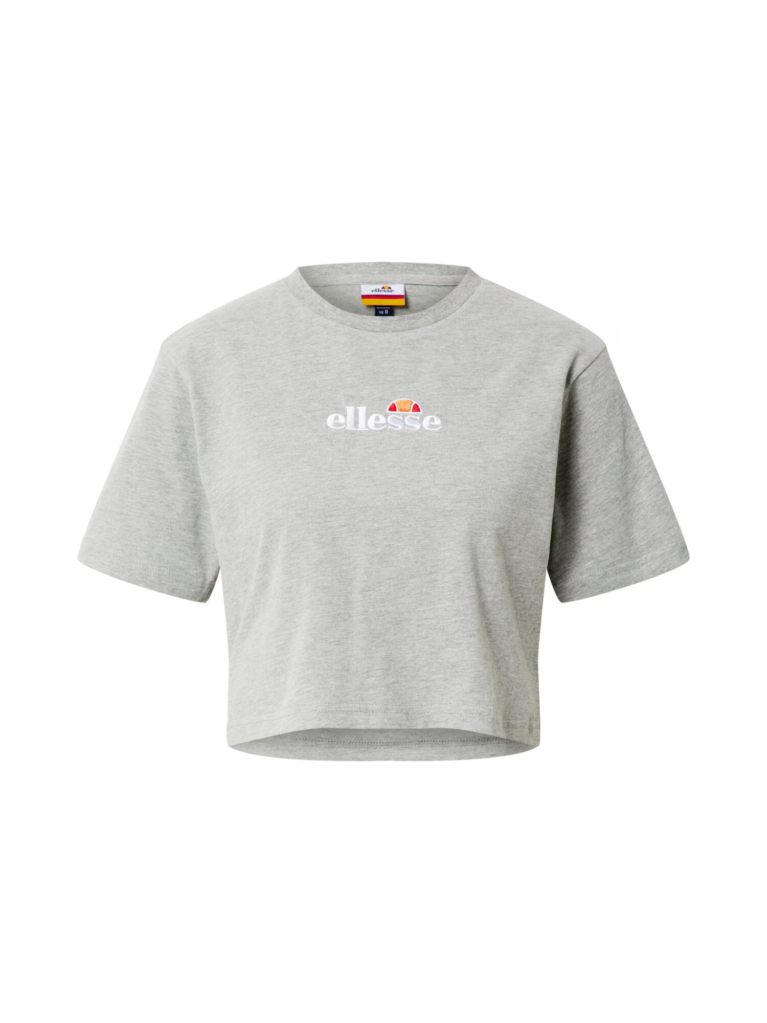 ELLESSE Tričko 'Fireball' sivá melírovaná / oranžová / červená / biela - Pepit.sk