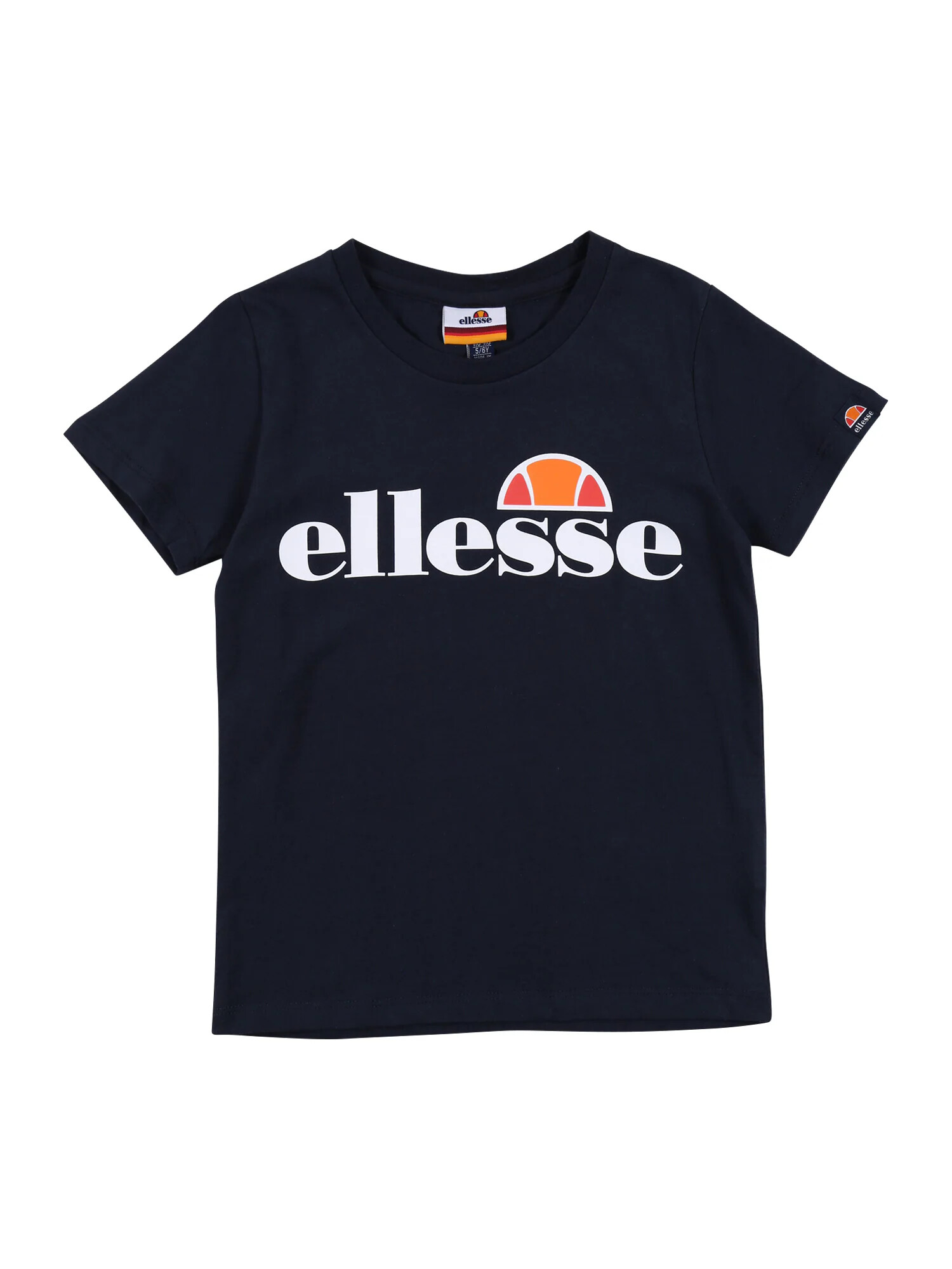 ELLESSE Tričko 'Malia' námornícka modrá / mandarínková / grenadínová / biela - Pepit.sk