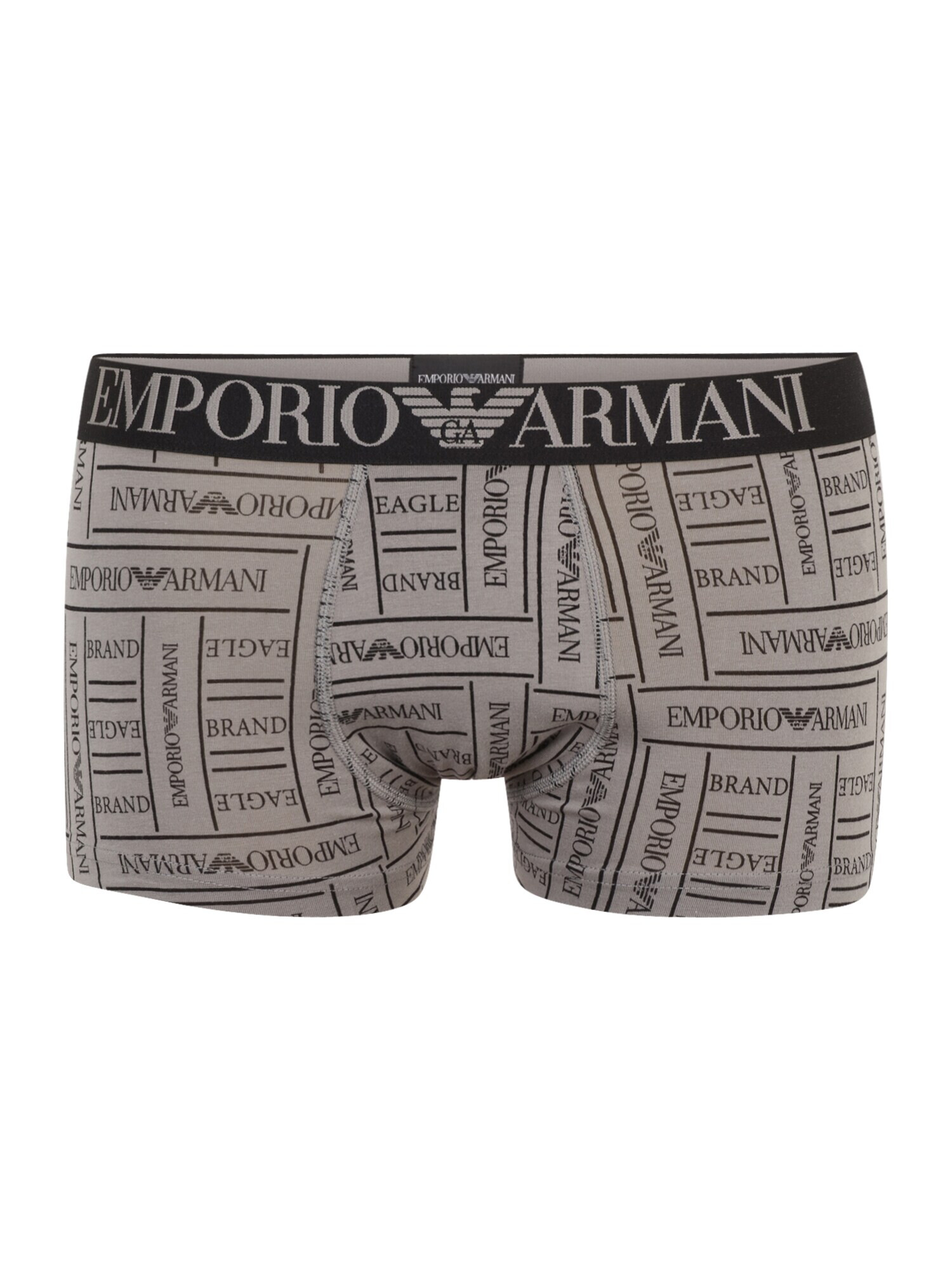 Emporio Armani Boxerky kamenná / čierna - Pepit.sk