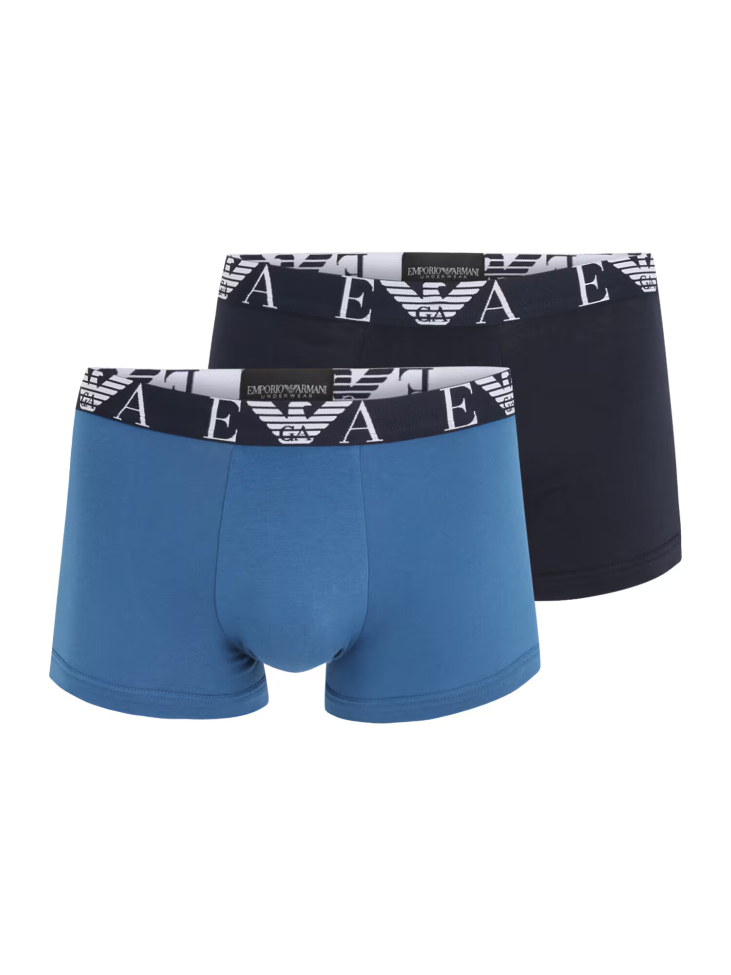 Emporio Armani Boxerky námornícka modrá / dymovo modrá / biela - Pepit.sk