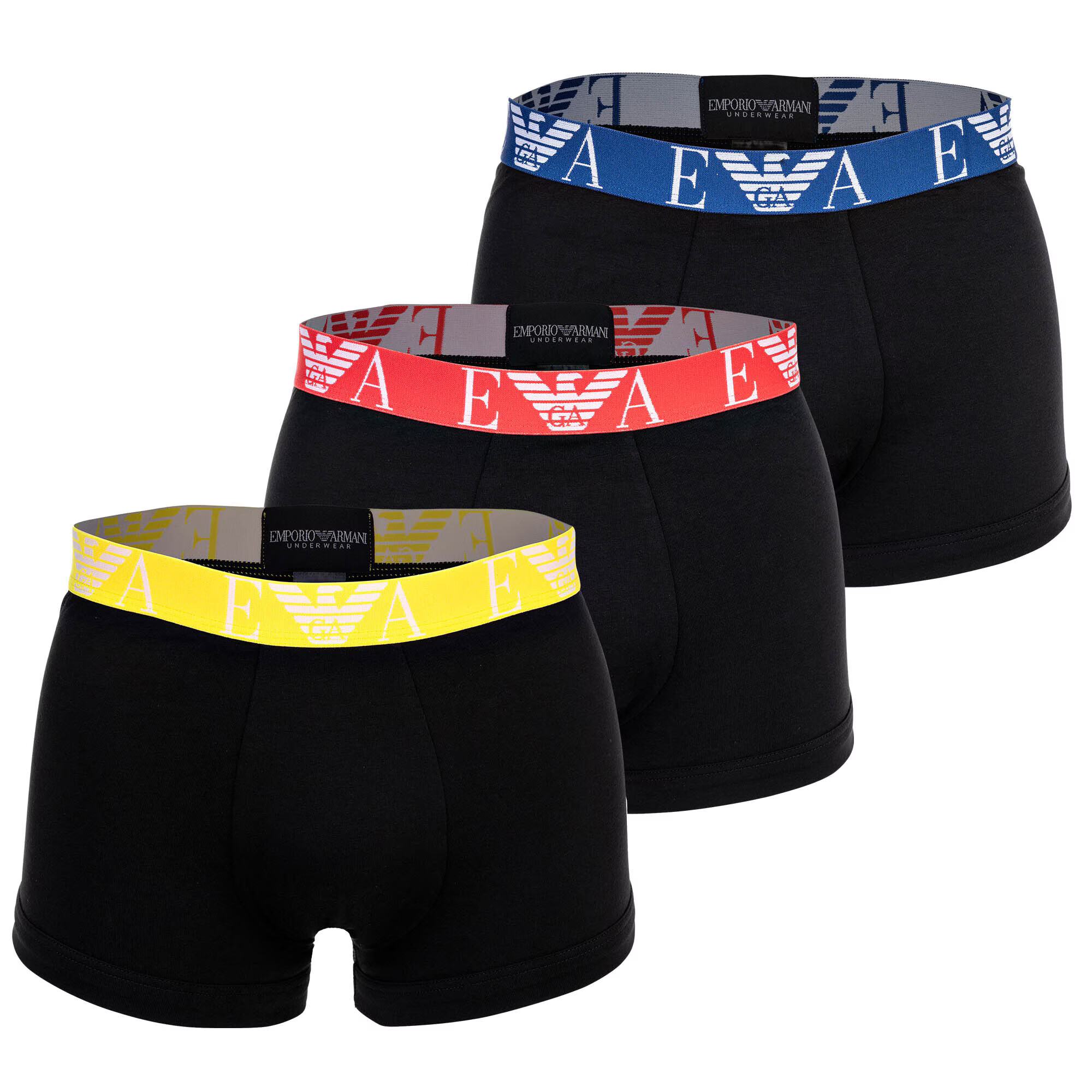 Emporio Armani Boxerky žltá / červená / čierna / biela - Pepit.sk