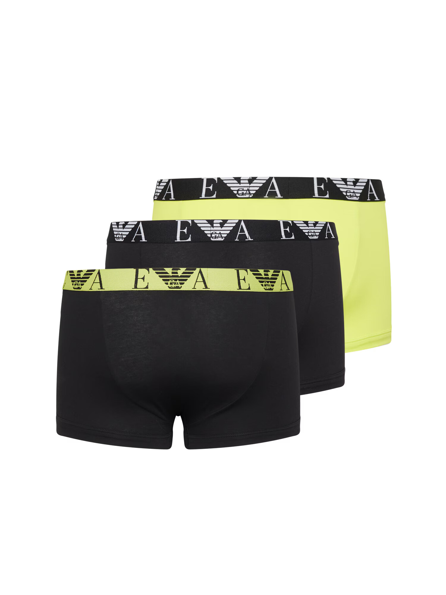 Emporio Armani Boxerky žltá / čierna / biela - Pepit.sk