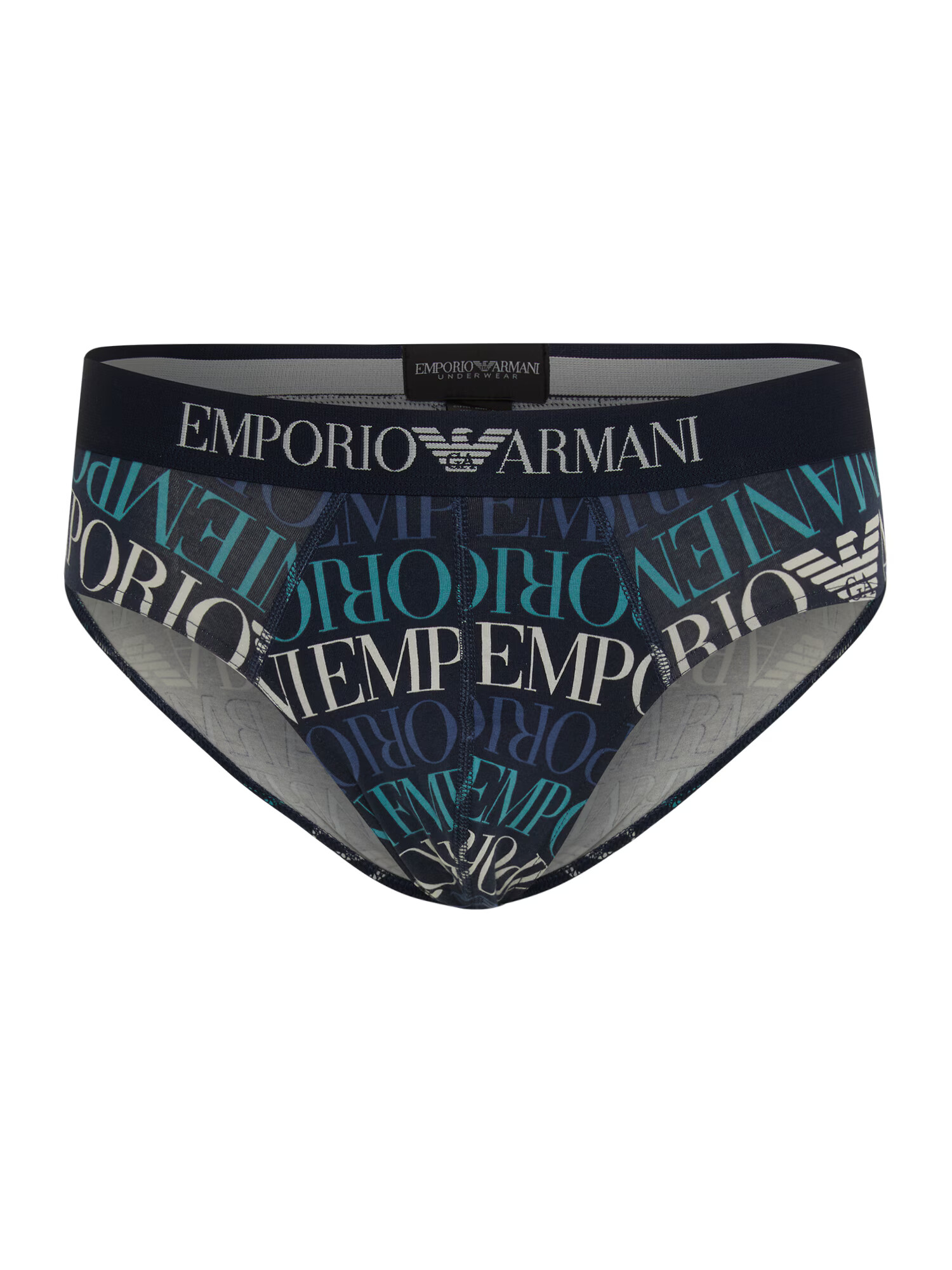 Emporio Armani Nohavičky béžová / modrá / tmavomodrá / nefritová - Pepit.sk