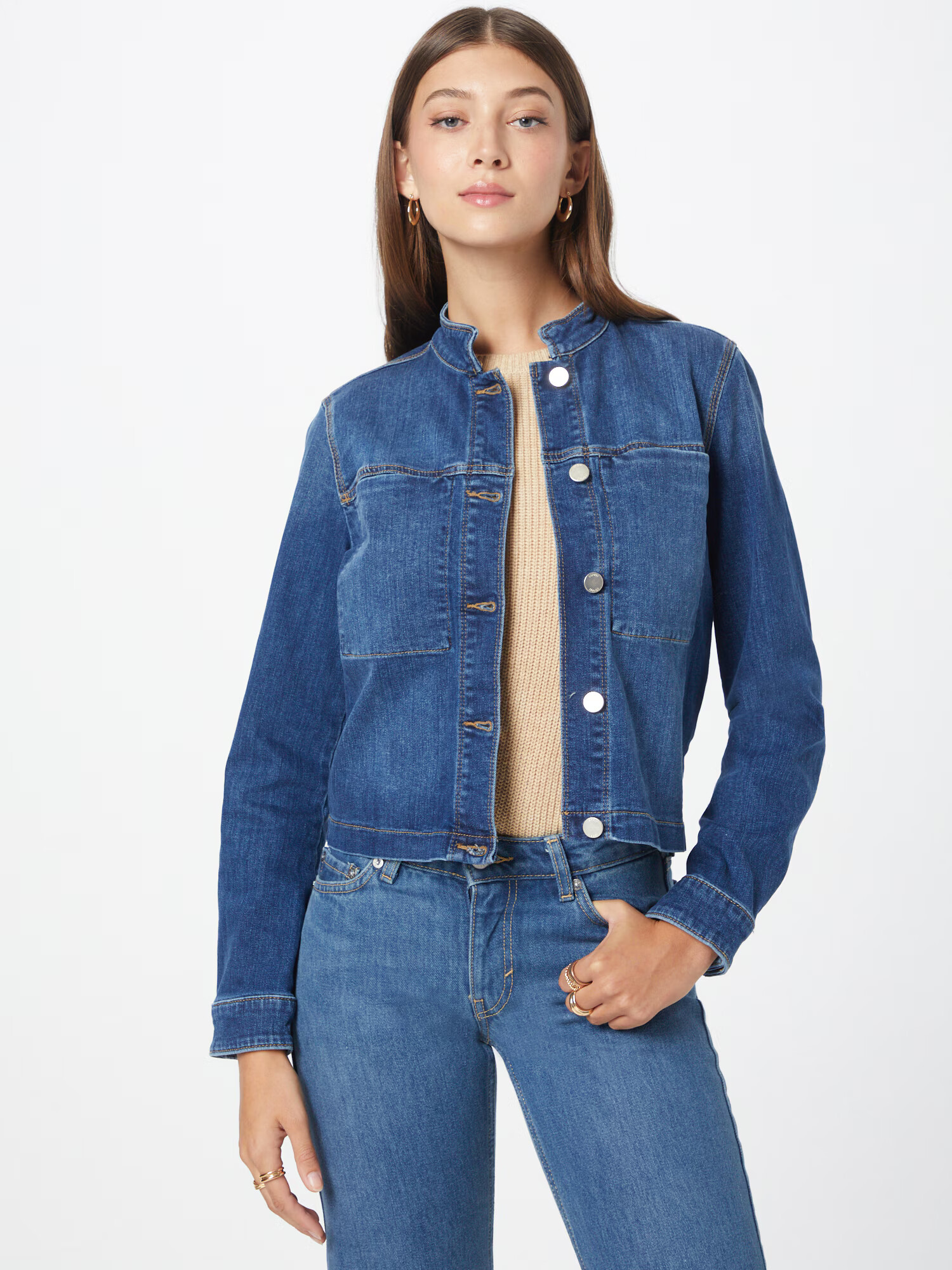 ESPRIT Prechodná bunda modrá denim - Pepit.sk