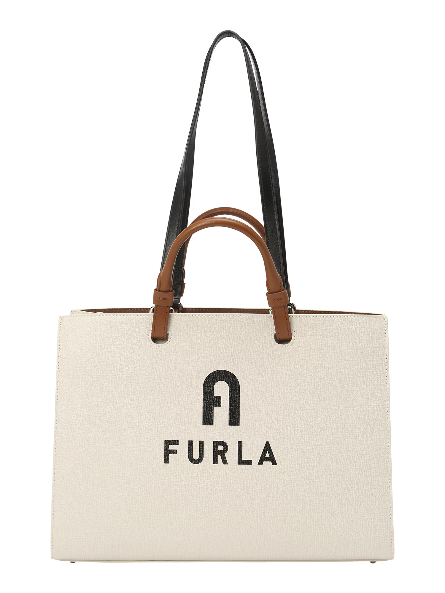 FURLA Shopper béžová / karamelová / čierna - Pepit.sk