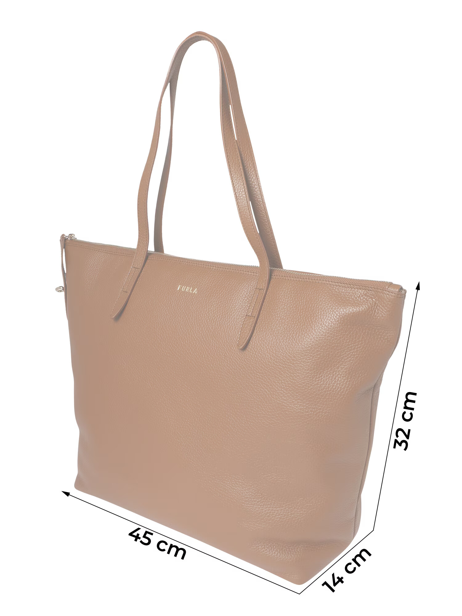 FURLA Shopper 'NET' koňaková - Pepit.sk