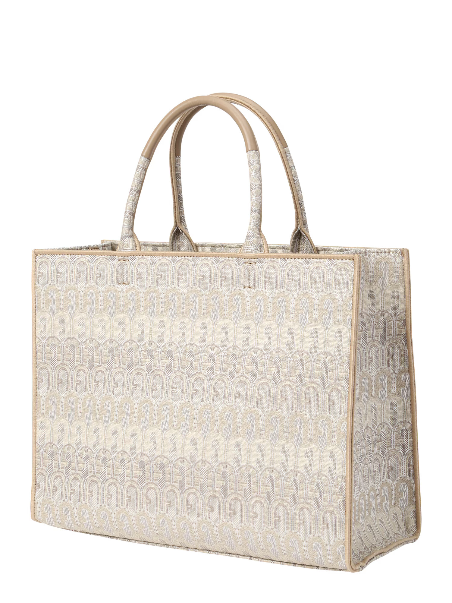 FURLA Shopper svetlobéžová / tmavobéžová / tmavošedá / biela - Pepit.sk