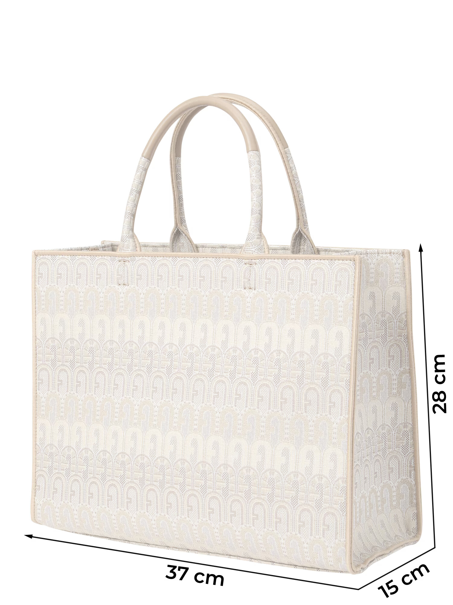 FURLA Shopper svetlobéžová / tmavobéžová / tmavošedá / biela - Pepit.sk