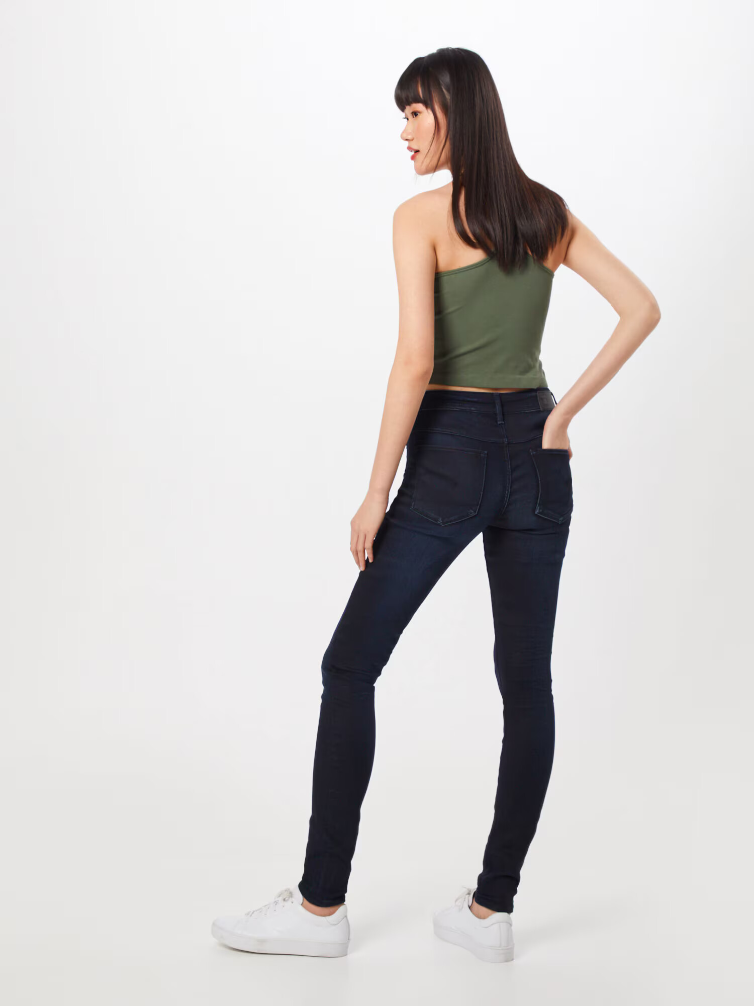 G-Star RAW Džínsy '3301 High Skinny Wmn' modrá denim - Pepit.sk