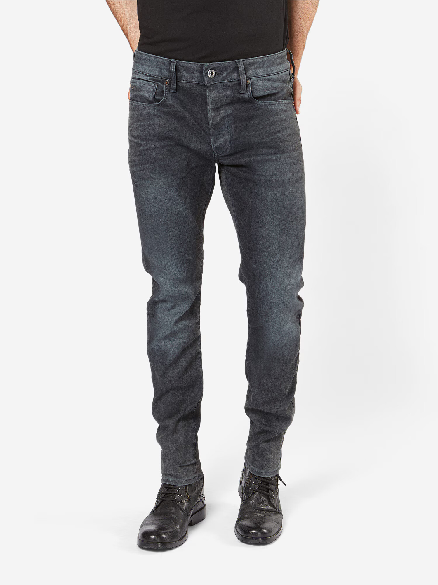 G-Star RAW Džínsy '3301 Slim' sivý denim - Pepit.sk