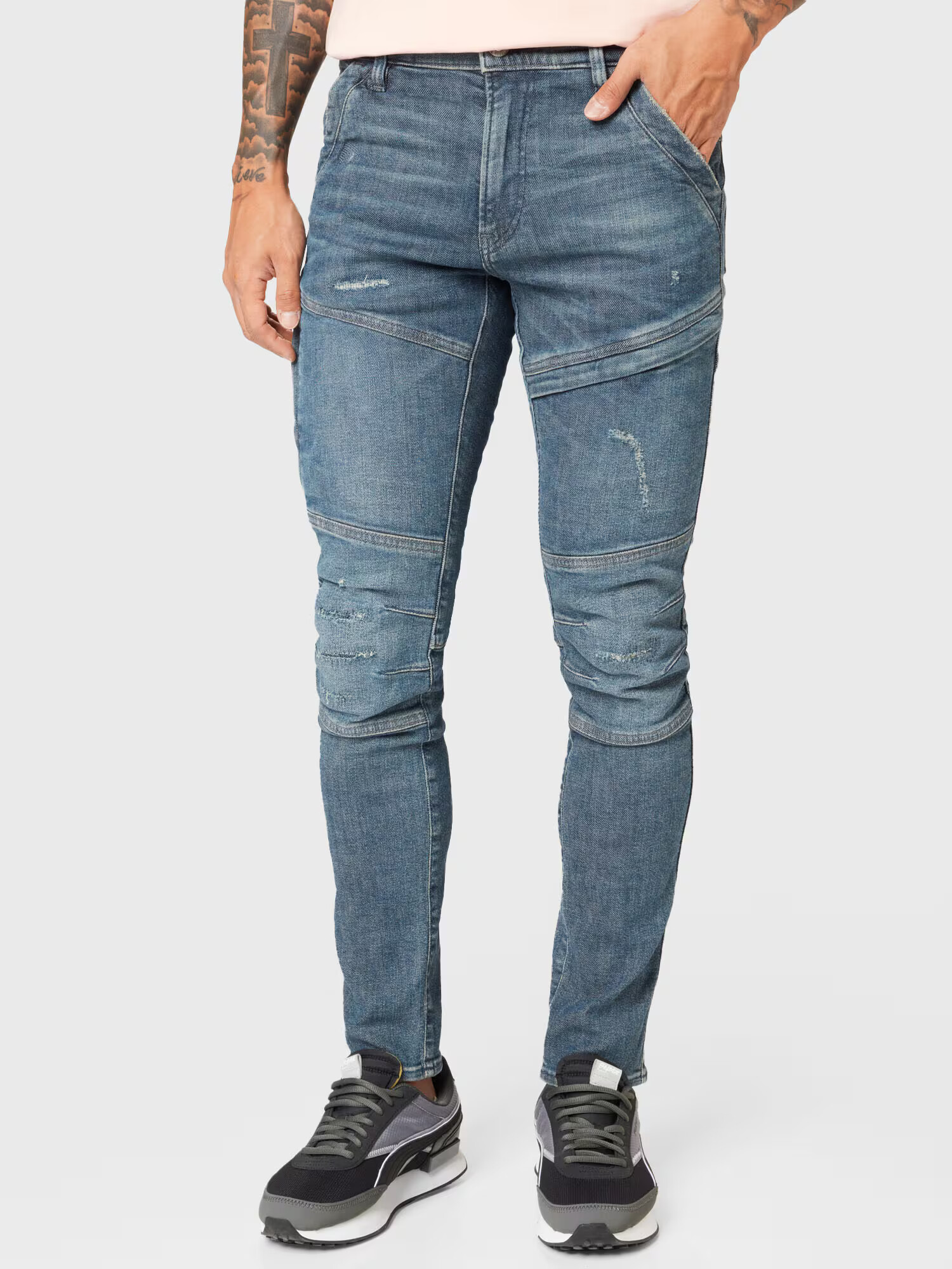 G-Star RAW Džínsy 'Rackam' modrá denim - Pepit.sk