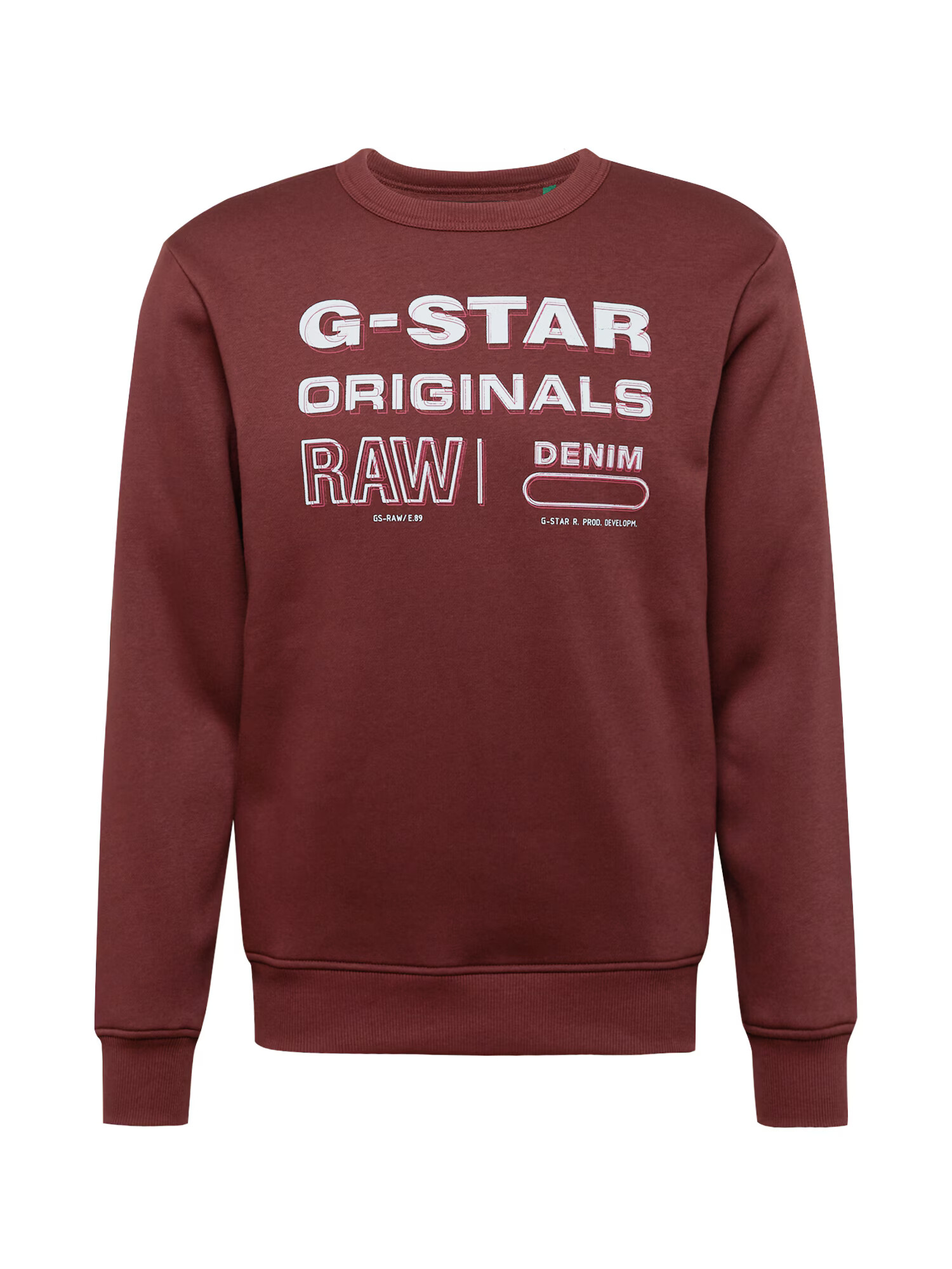 G-Star RAW Mikina červeno-fialová / biela - Pepit.sk