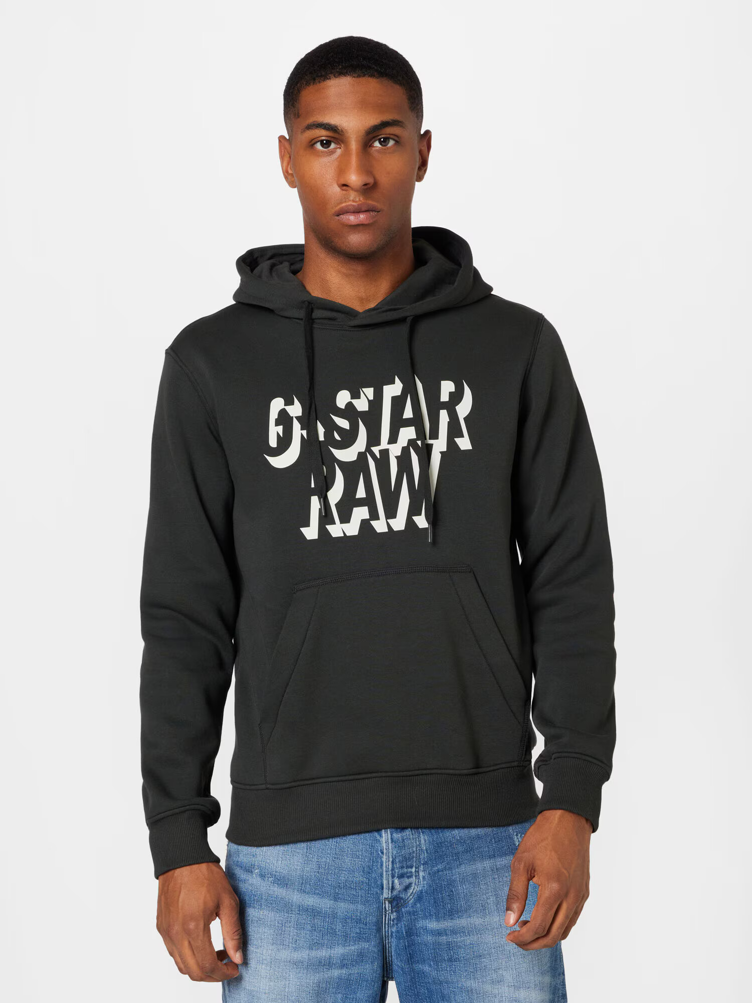 G-Star RAW Mikina tmavosivá / biela - Pepit.sk