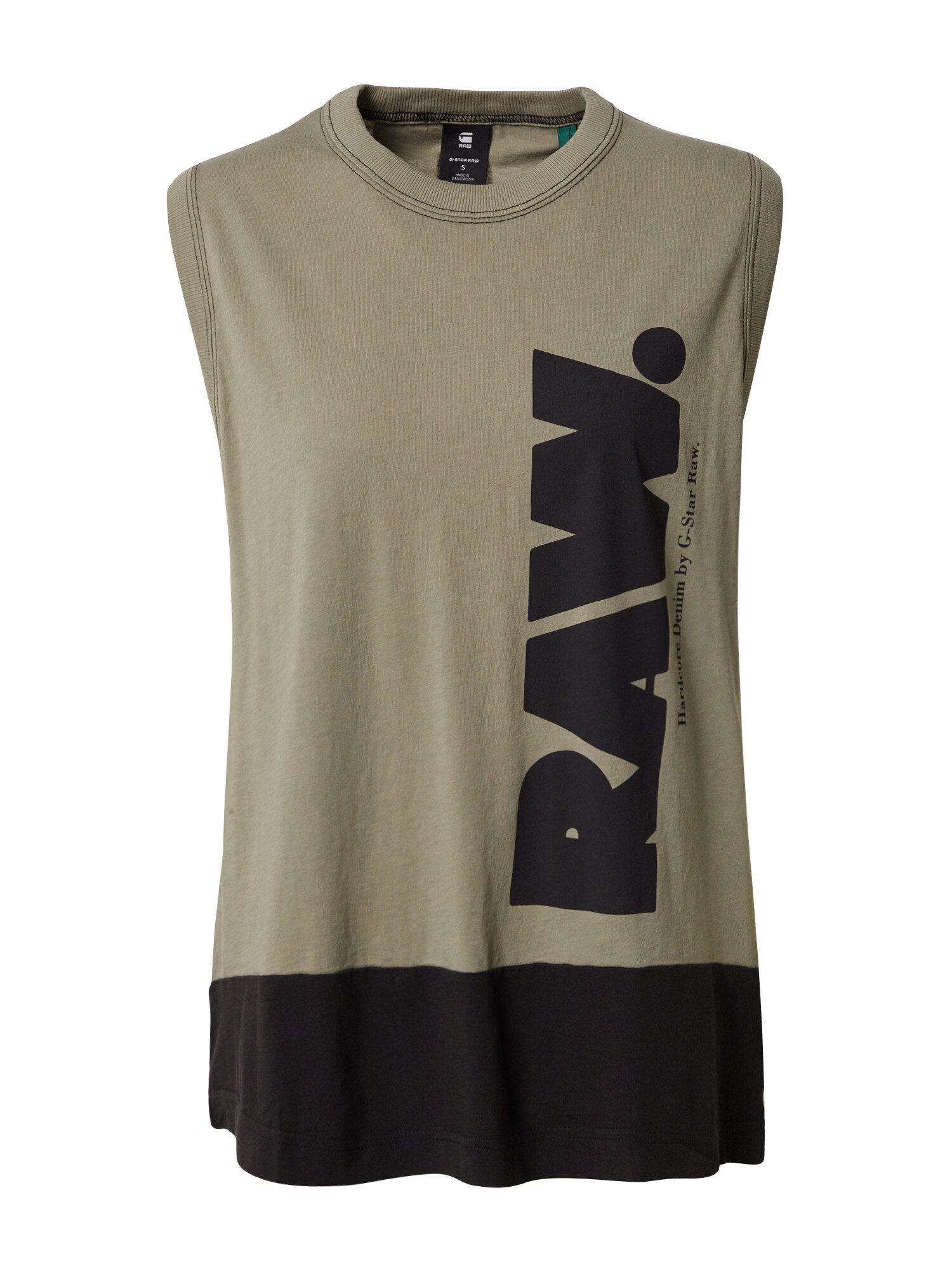 G-Star RAW Top olivová / čierna - Pepit.sk