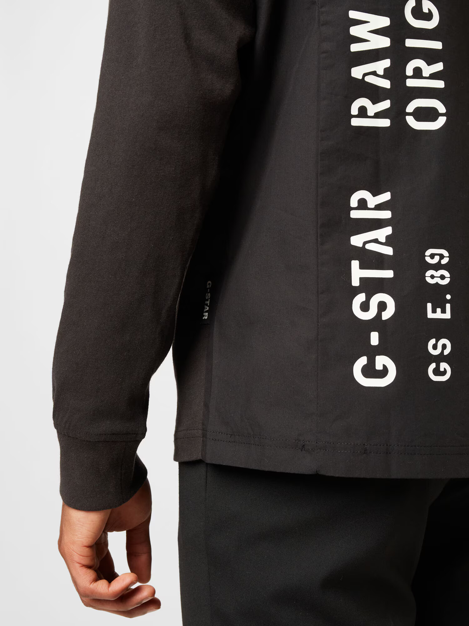 G-Star RAW Tričko čierna / biela - Pepit.sk