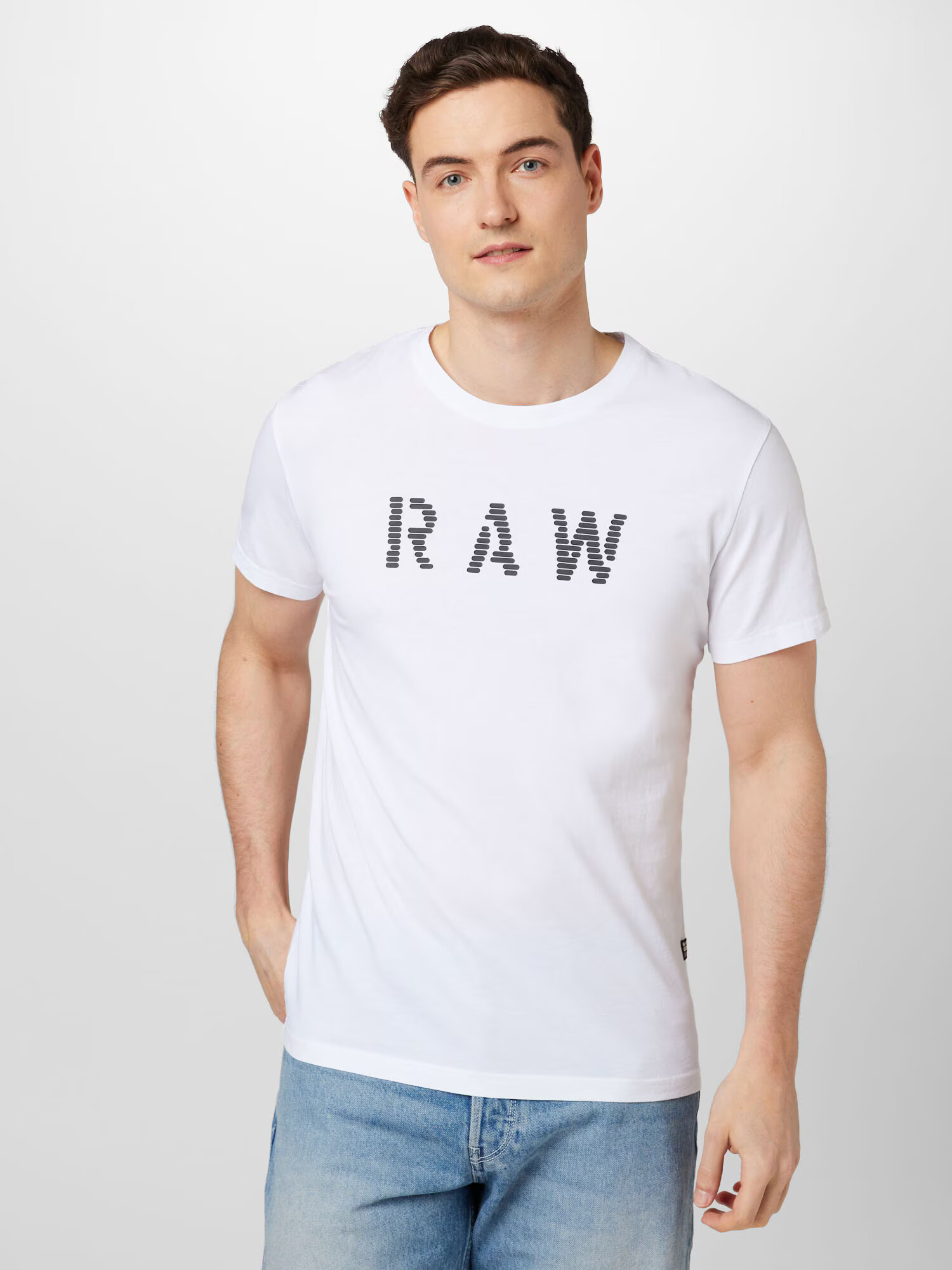 G-Star RAW Tričko čierna / biela - Pepit.sk